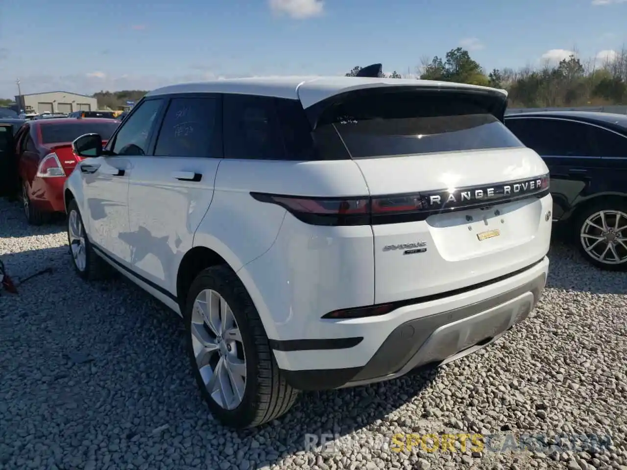 3 Photograph of a damaged car SALZP2FX0LH077680 LAND ROVER RANGEROVER 2020