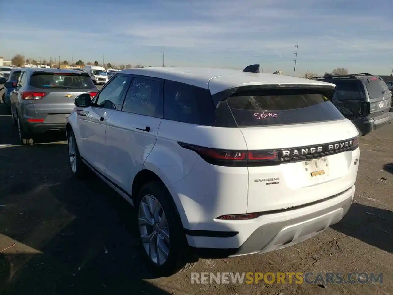 3 Photograph of a damaged car SALZP2FX1LH078028 LAND ROVER RANGEROVER 2020