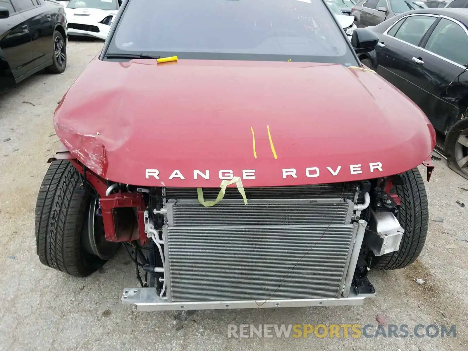 7 Photograph of a damaged car SALZP2FX2LH028920 LAND ROVER RANGEROVER 2020