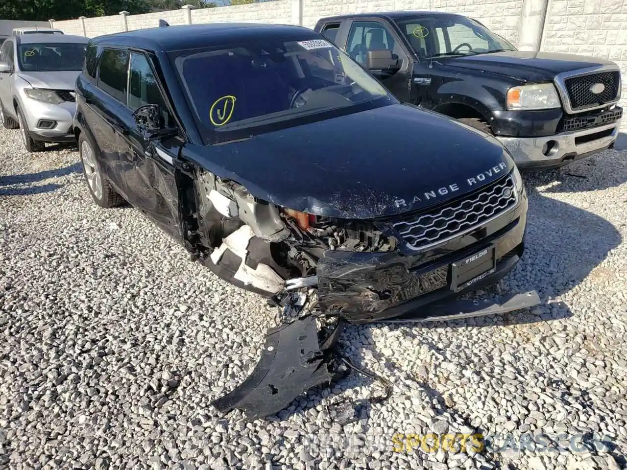 1 Photograph of a damaged car SALZP2FX2LH059200 LAND ROVER RANGEROVER 2020