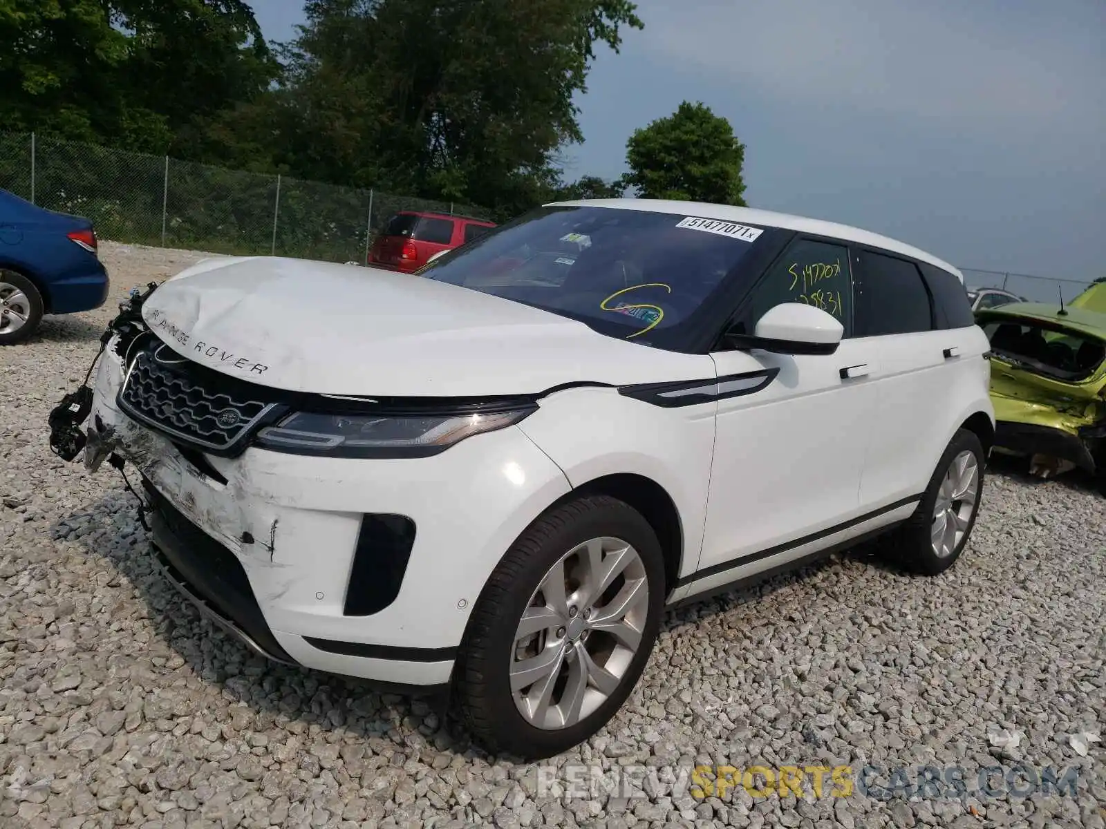 2 Photograph of a damaged car SALZP2FX2LH081388 LAND ROVER RANGEROVER 2020