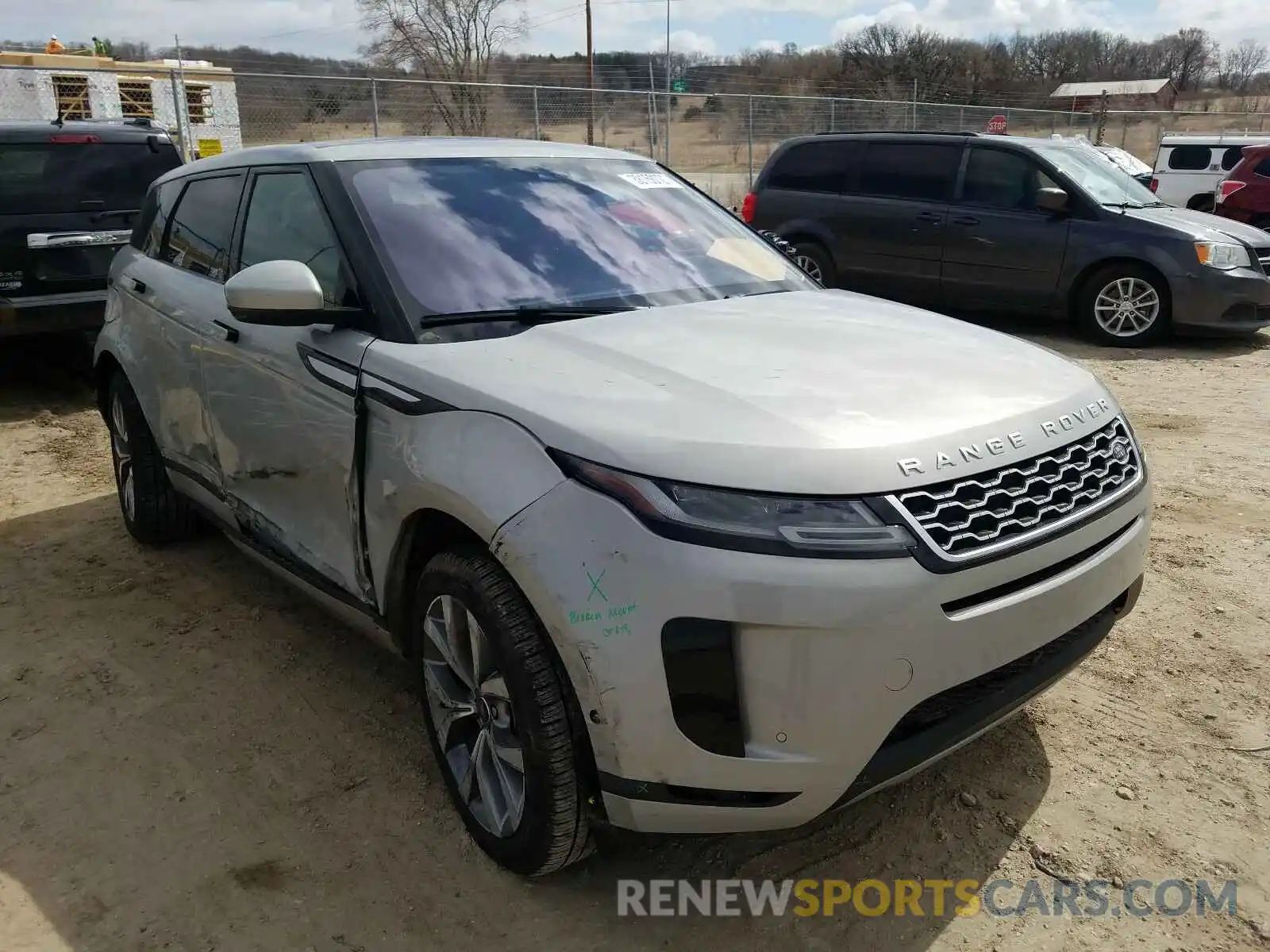 1 Photograph of a damaged car SALZP2FX3LH075826 LAND ROVER RANGEROVER 2020