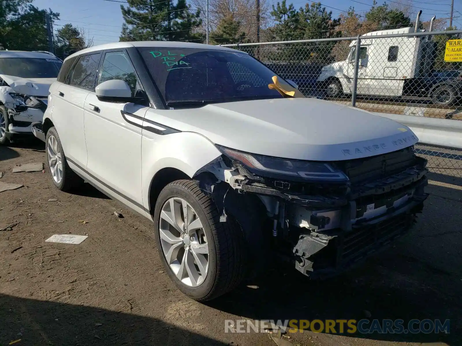 1 Photograph of a damaged car SALZP2FX3LH077091 LAND ROVER RANGEROVER 2020