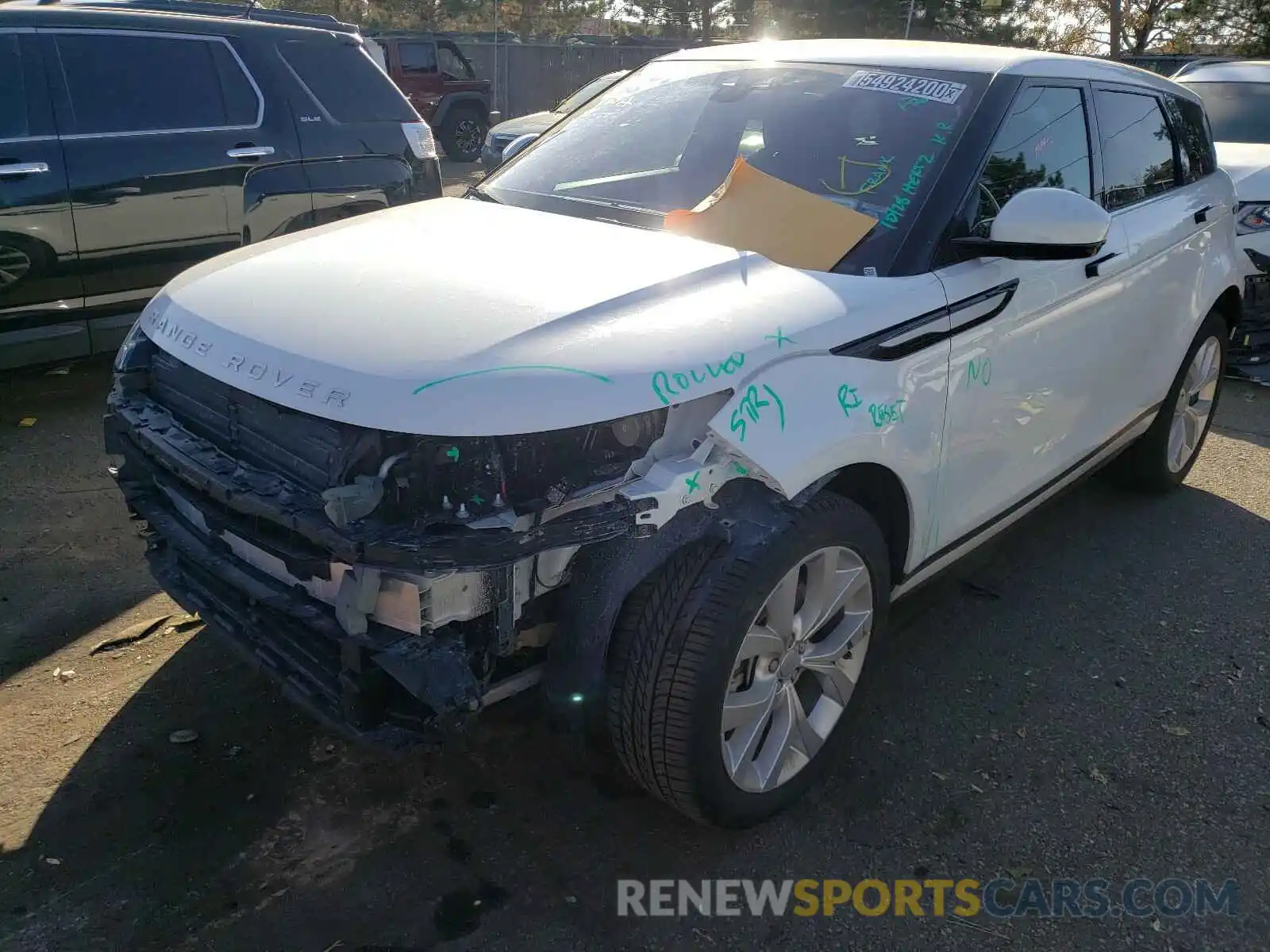 2 Photograph of a damaged car SALZP2FX3LH077091 LAND ROVER RANGEROVER 2020