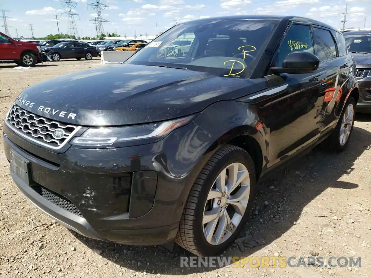 2 Photograph of a damaged car SALZP2FX9LH080657 LAND ROVER RANGEROVER 2020