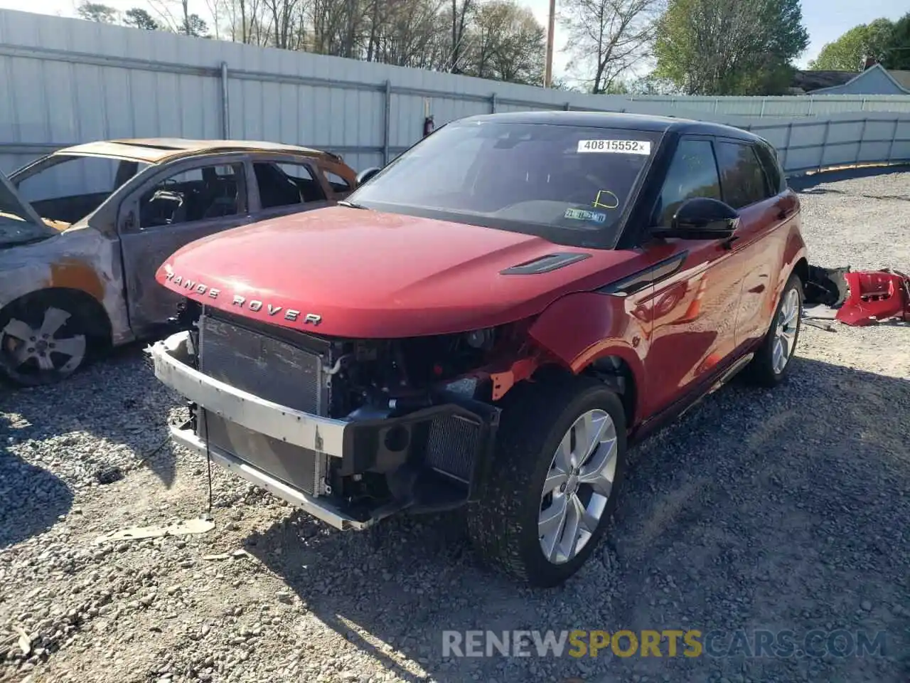 2 Photograph of a damaged car SALZT2GX3LH025891 LAND ROVER RANGEROVER 2020