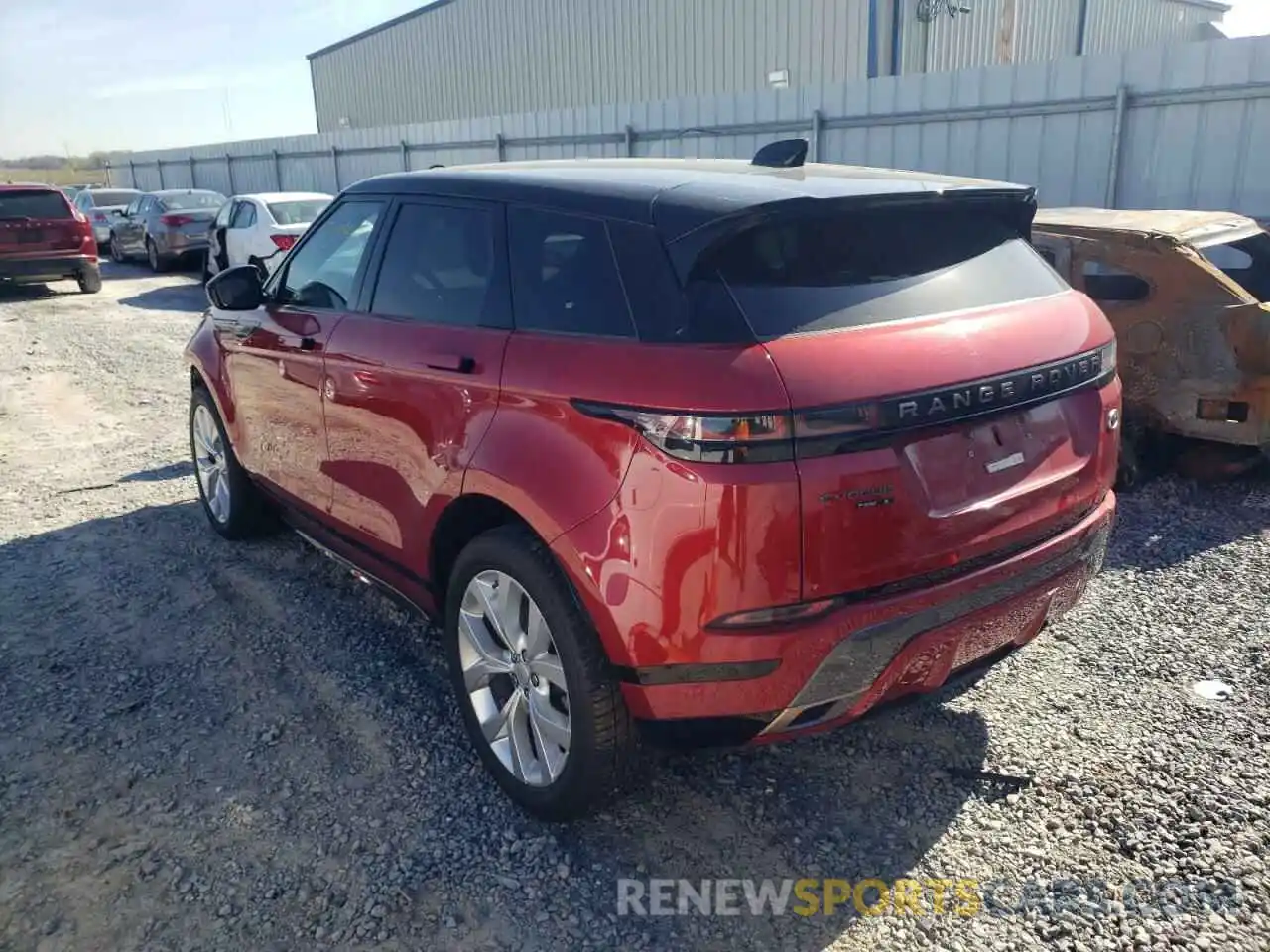 3 Photograph of a damaged car SALZT2GX3LH025891 LAND ROVER RANGEROVER 2020