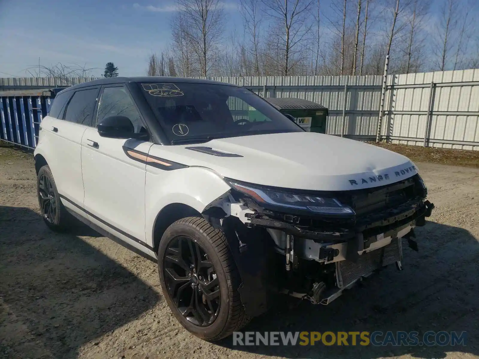 1 Photograph of a damaged car SALZT2GXXLH028609 LAND ROVER RANGEROVER 2020