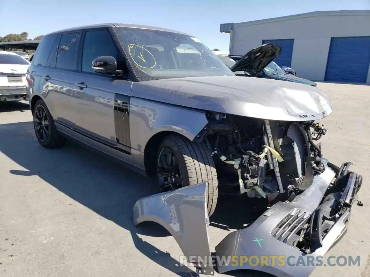 1 Photograph of a damaged car SALGR2SU2MA419136 LAND ROVER RANGEROVER 2021