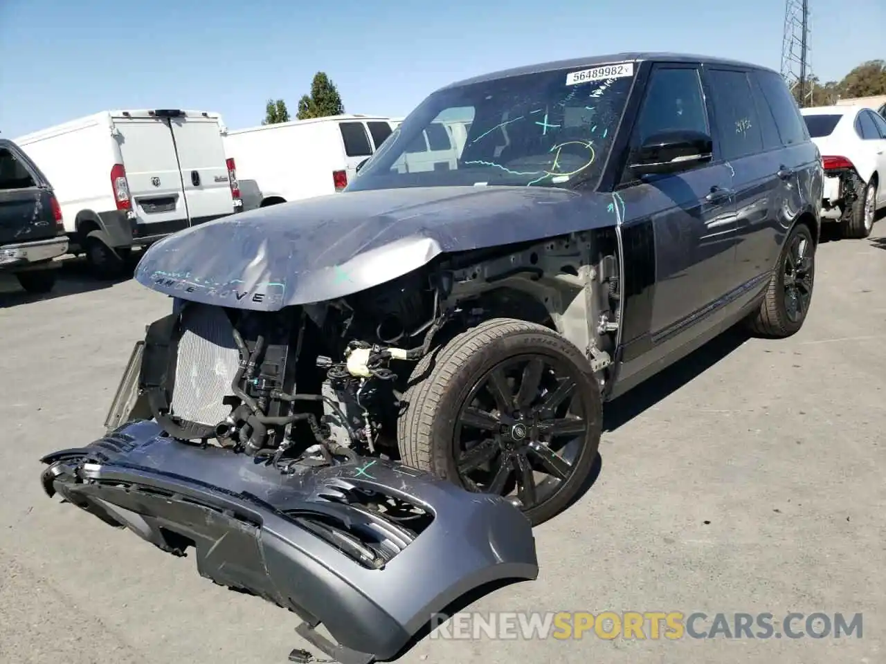 2 Photograph of a damaged car SALGR2SU2MA419136 LAND ROVER RANGEROVER 2021