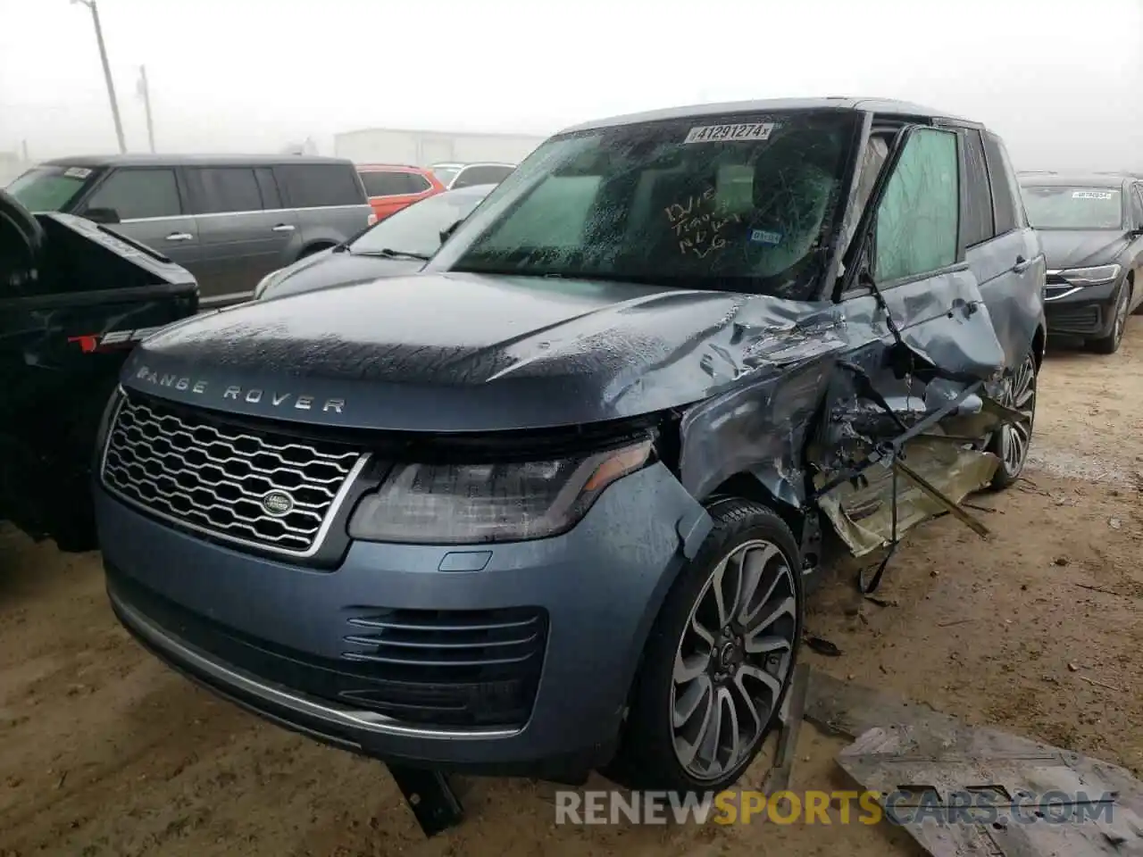 1 Photograph of a damaged car SALGS2RU1MA440361 LAND ROVER RANGEROVER 2021