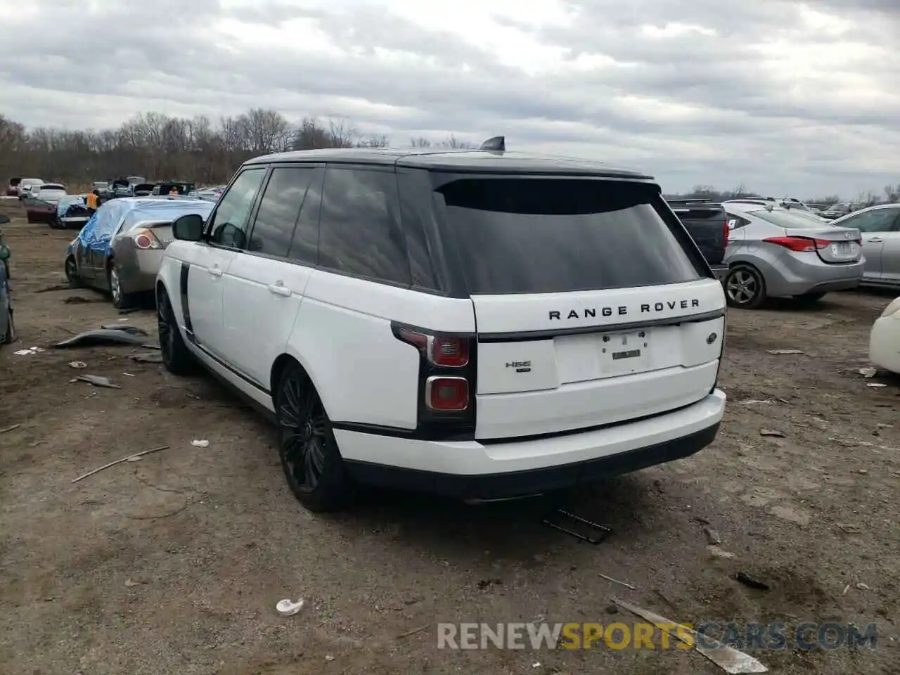 3 Фотография поврежденного автомобиля SALGS2RU2MA423276 LAND ROVER RANGEROVER 2021