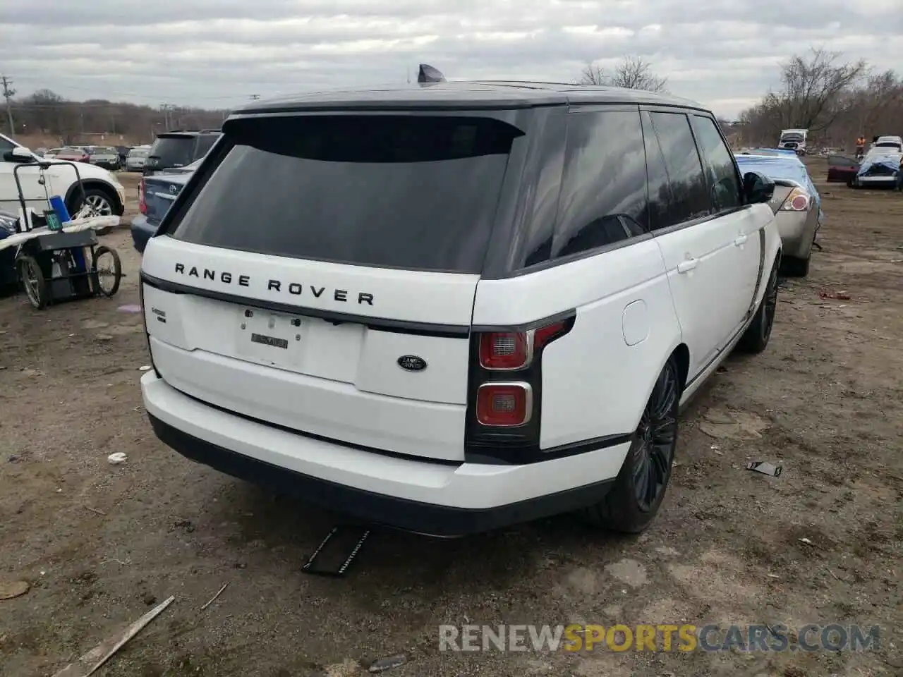 4 Фотография поврежденного автомобиля SALGS2RU2MA423276 LAND ROVER RANGEROVER 2021