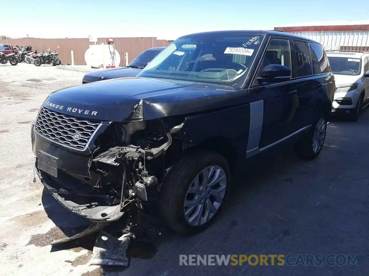 2 Photograph of a damaged car SALGS2RU2MA430745 LAND ROVER RANGEROVER 2021