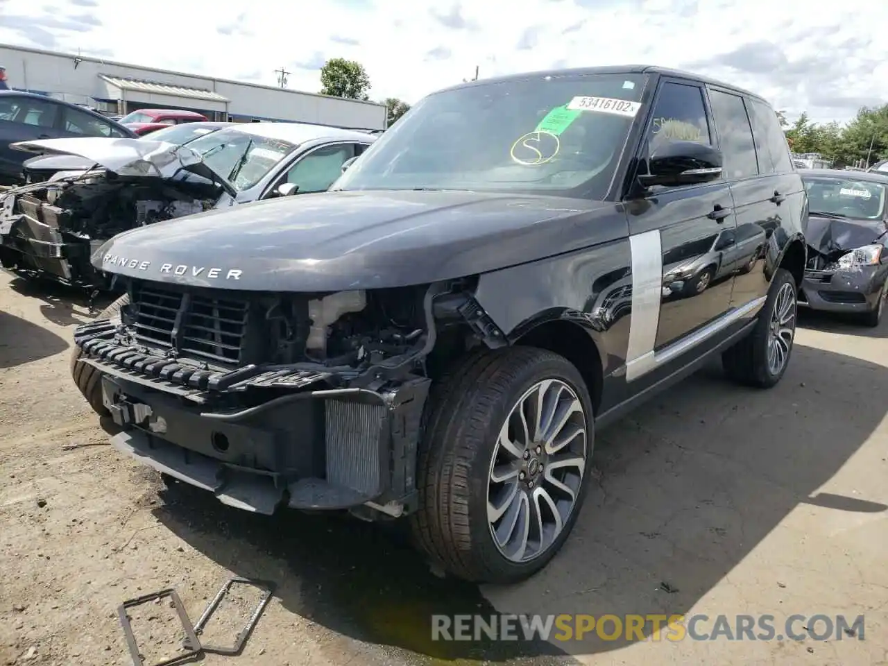 2 Фотография поврежденного автомобиля SALGS2RU2MA454947 LAND ROVER RANGEROVER 2021