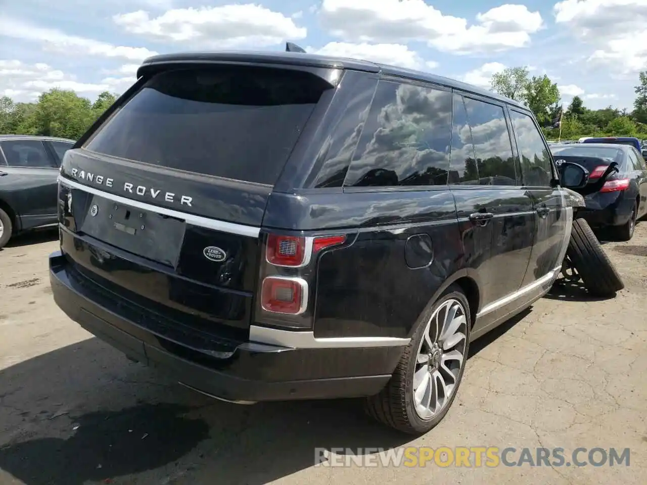 4 Фотография поврежденного автомобиля SALGS2RU2MA454947 LAND ROVER RANGEROVER 2021