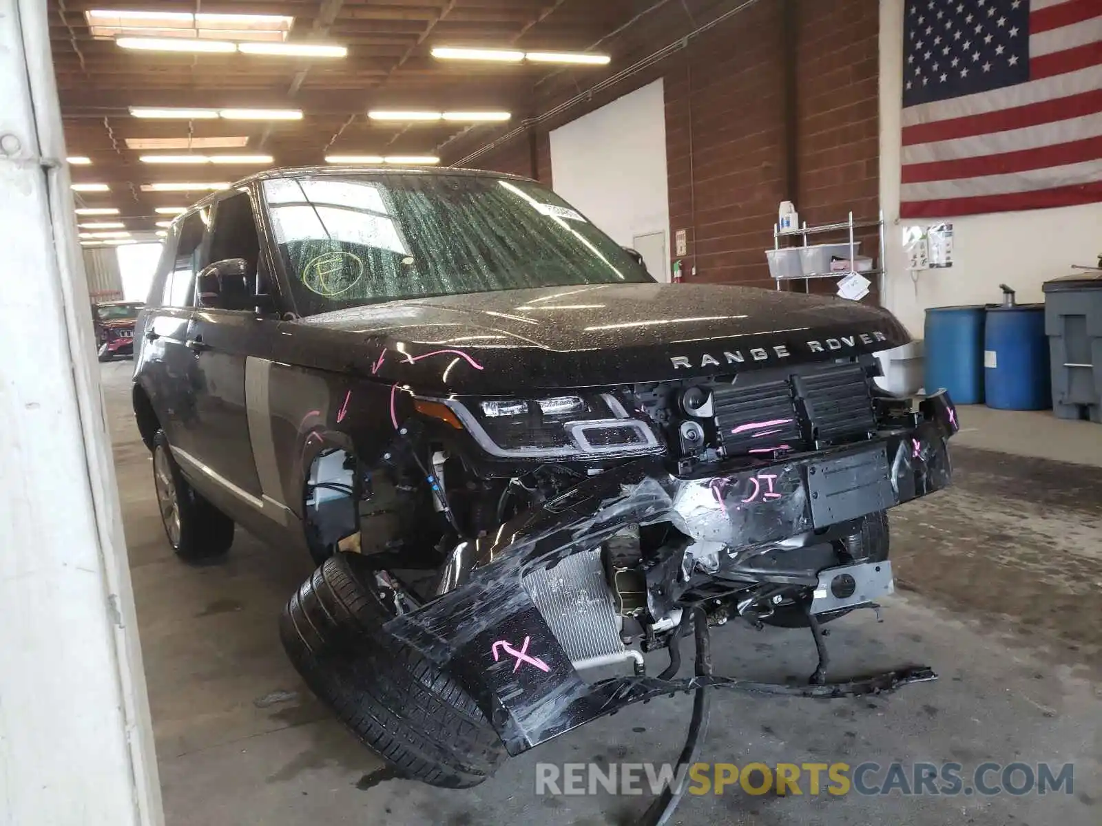 1 Photograph of a damaged car SALGS2RU3MA427949 LAND ROVER RANGEROVER 2021