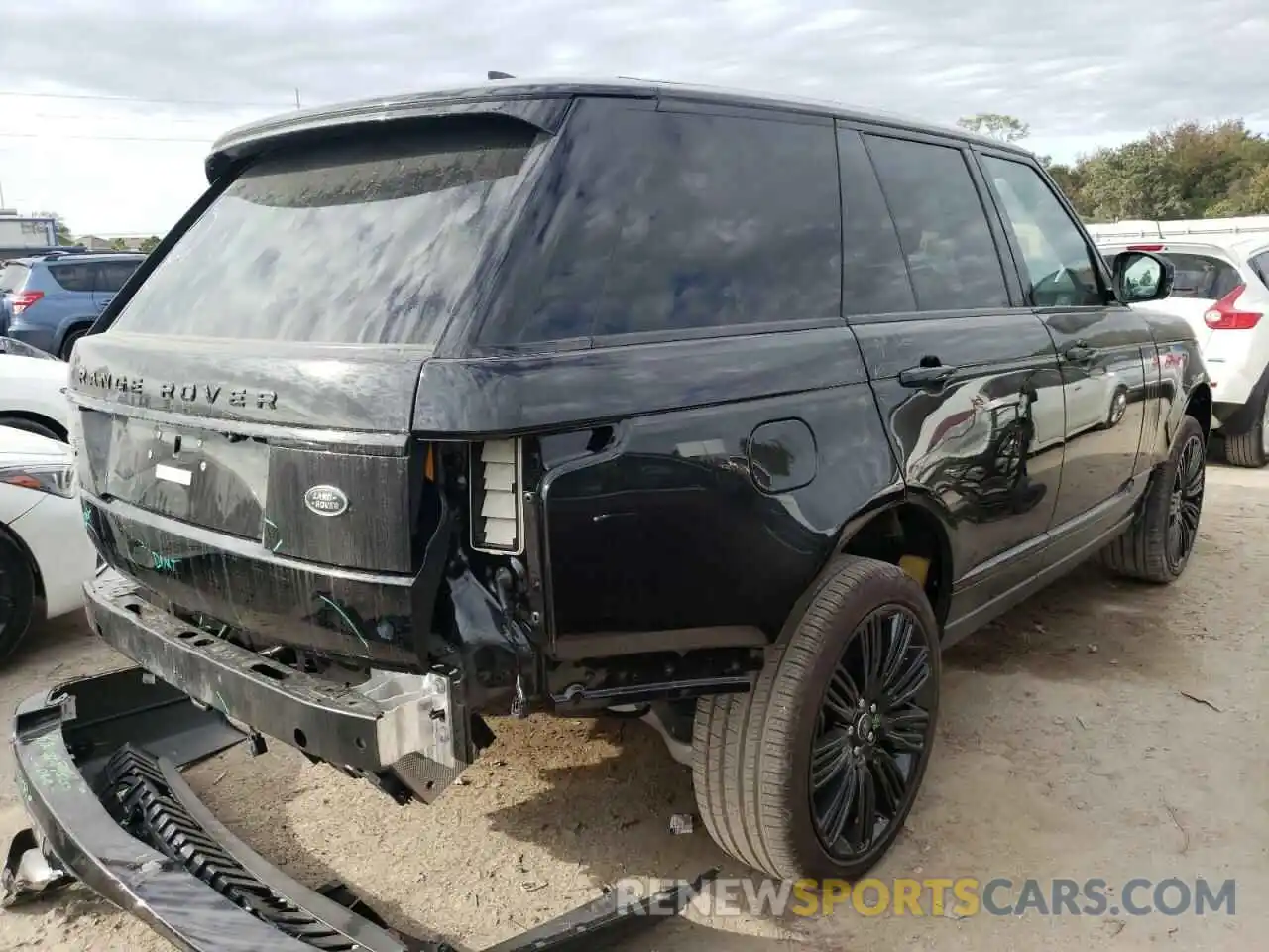 4 Фотография поврежденного автомобиля SALGS2RU7MA449212 LAND ROVER RANGEROVER 2021