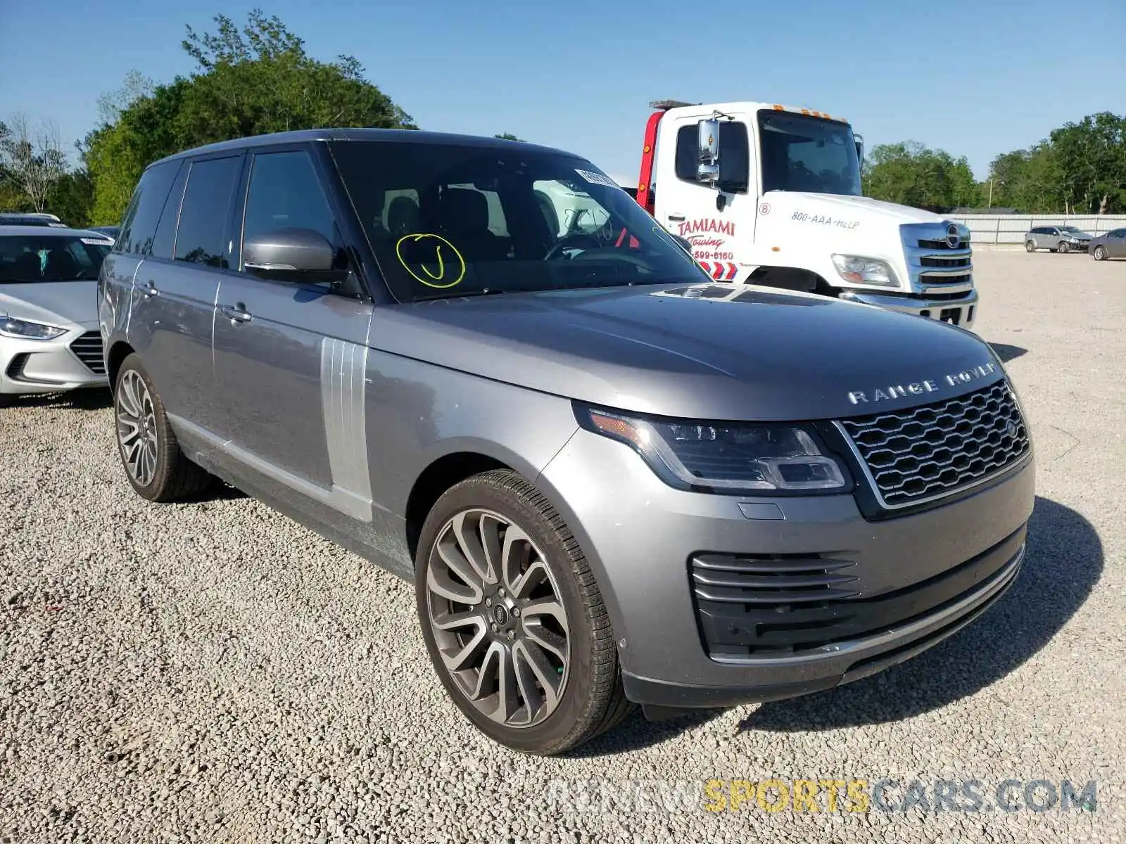 1 Photograph of a damaged car SALGS2RU9MA420164 LAND ROVER RANGEROVER 2021