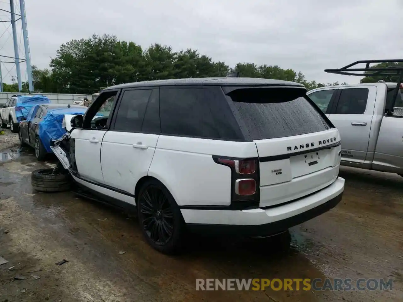 3 Фотография поврежденного автомобиля SALGS2SE0MA419181 LAND ROVER RANGEROVER 2021