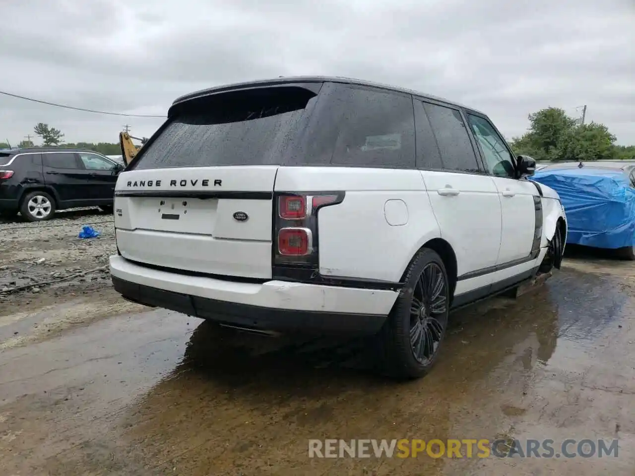 4 Фотография поврежденного автомобиля SALGS2SE0MA419181 LAND ROVER RANGEROVER 2021