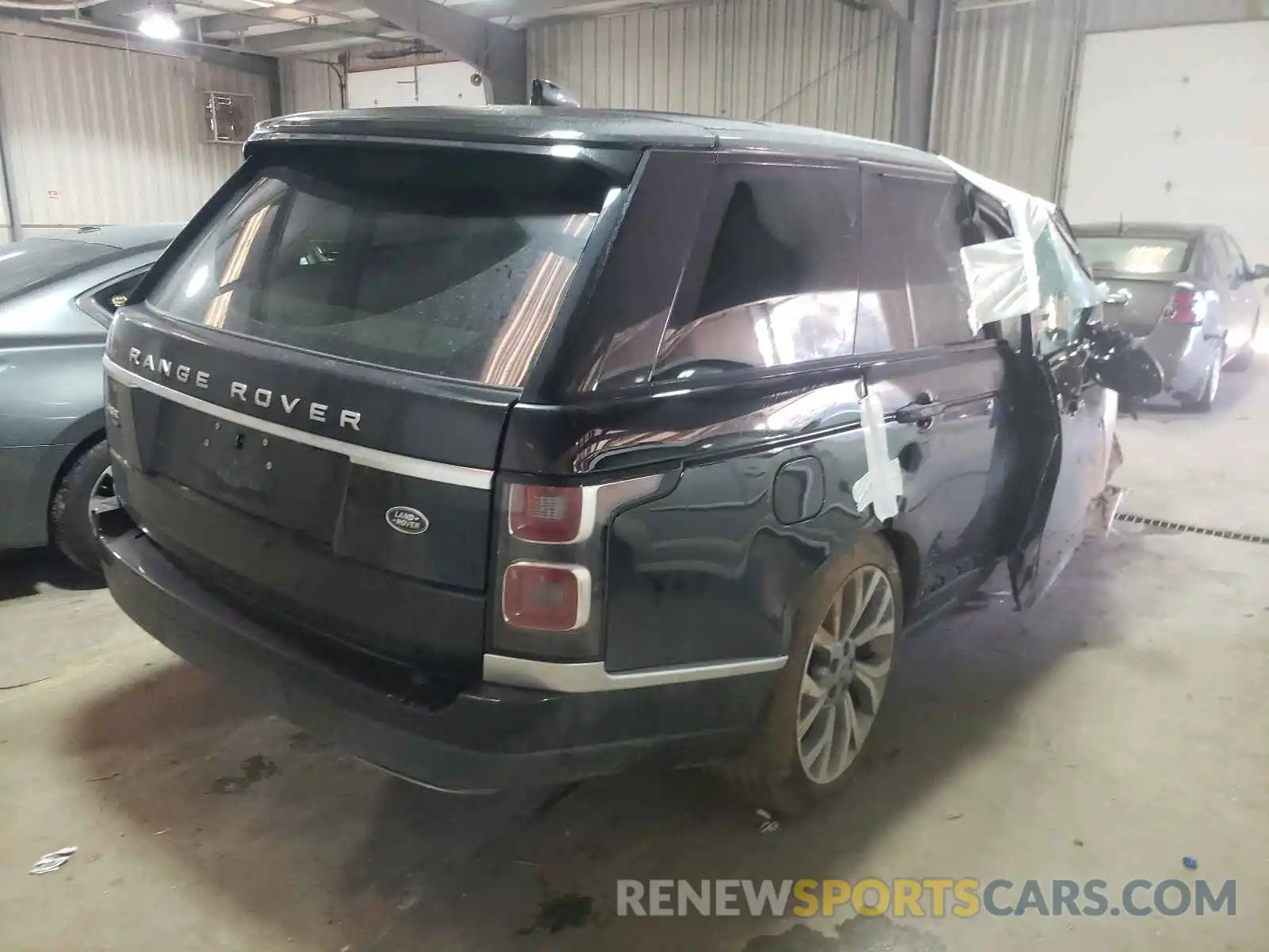 4 Фотография поврежденного автомобиля SALGS2SE2MA427248 LAND ROVER RANGEROVER 2021