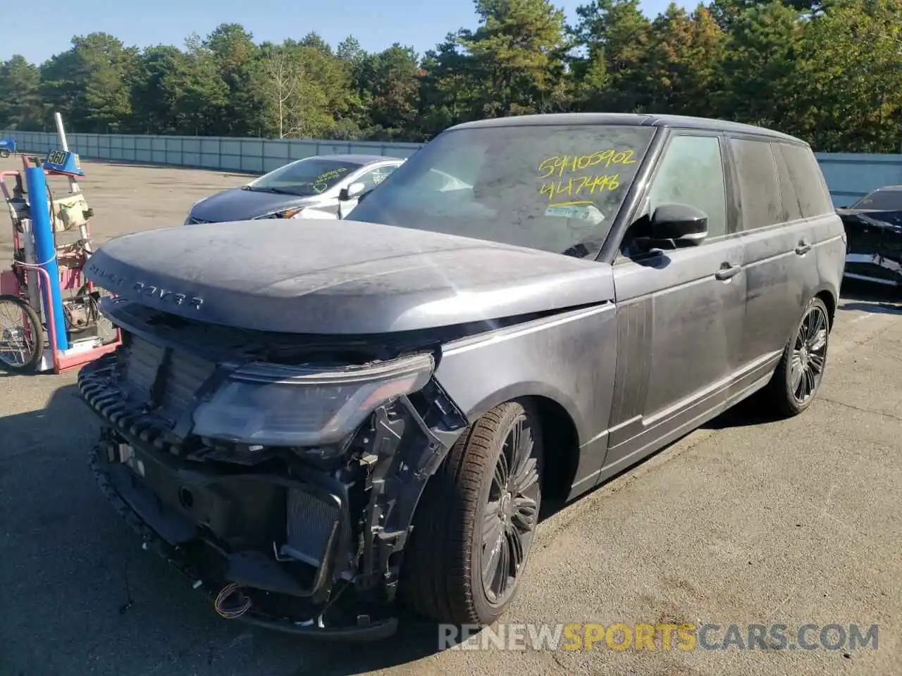 2 Photograph of a damaged car SALGS2SE4MA447498 LAND ROVER RANGEROVER 2021