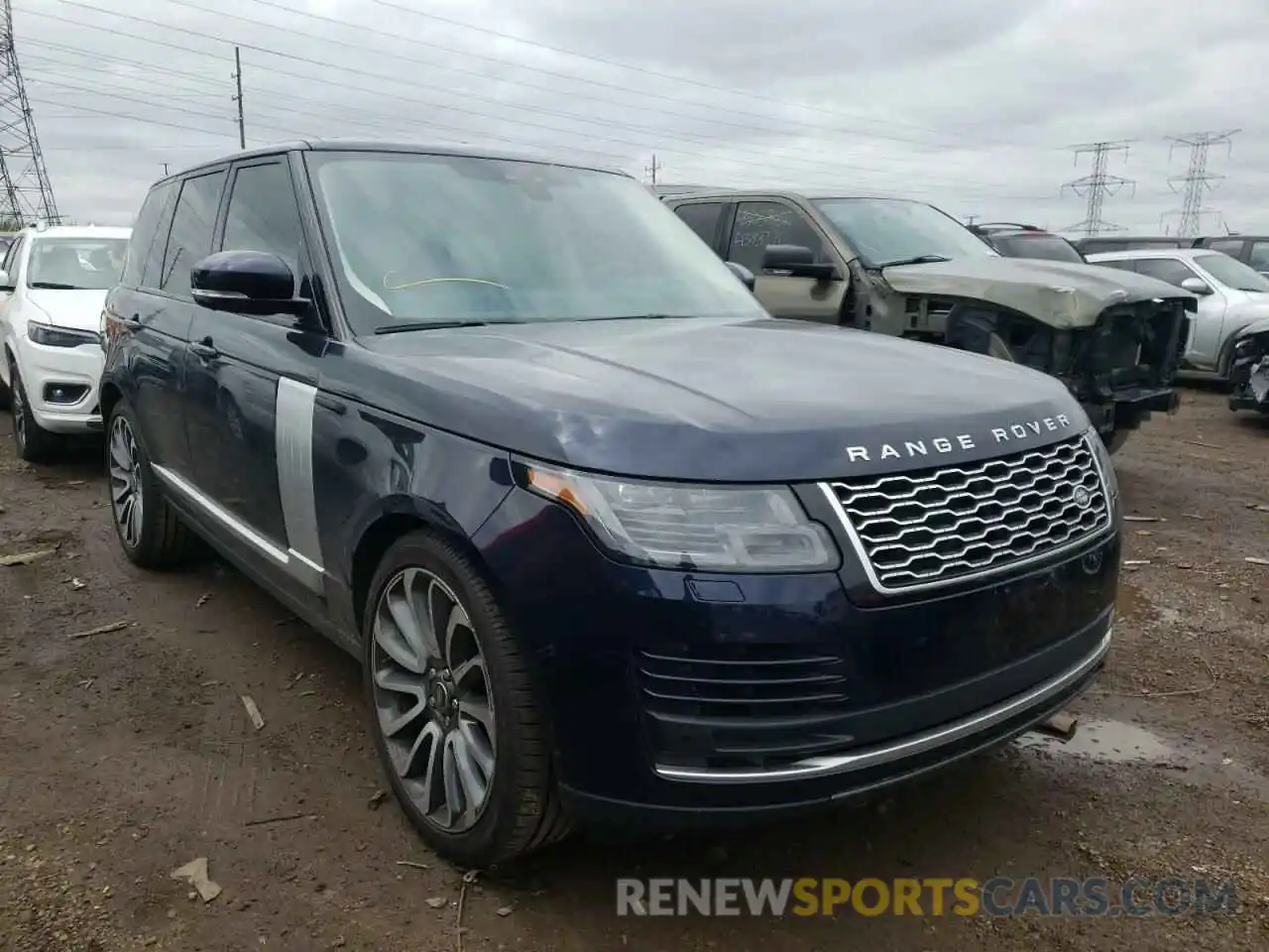 1 Photograph of a damaged car SALGS2SE6MA428189 LAND ROVER RANGEROVER 2021