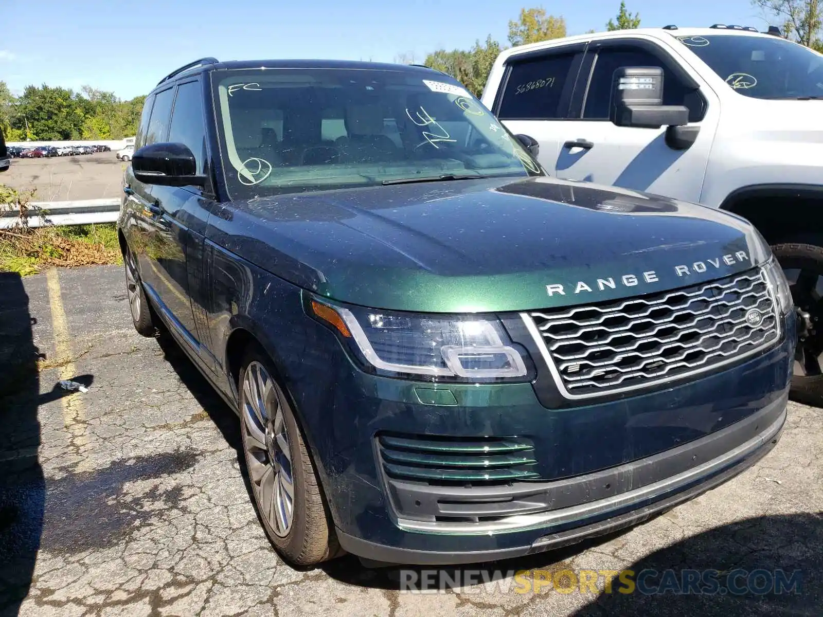 1 Photograph of a damaged car SALGS4RY0MA428376 LAND ROVER RANGEROVER 2021