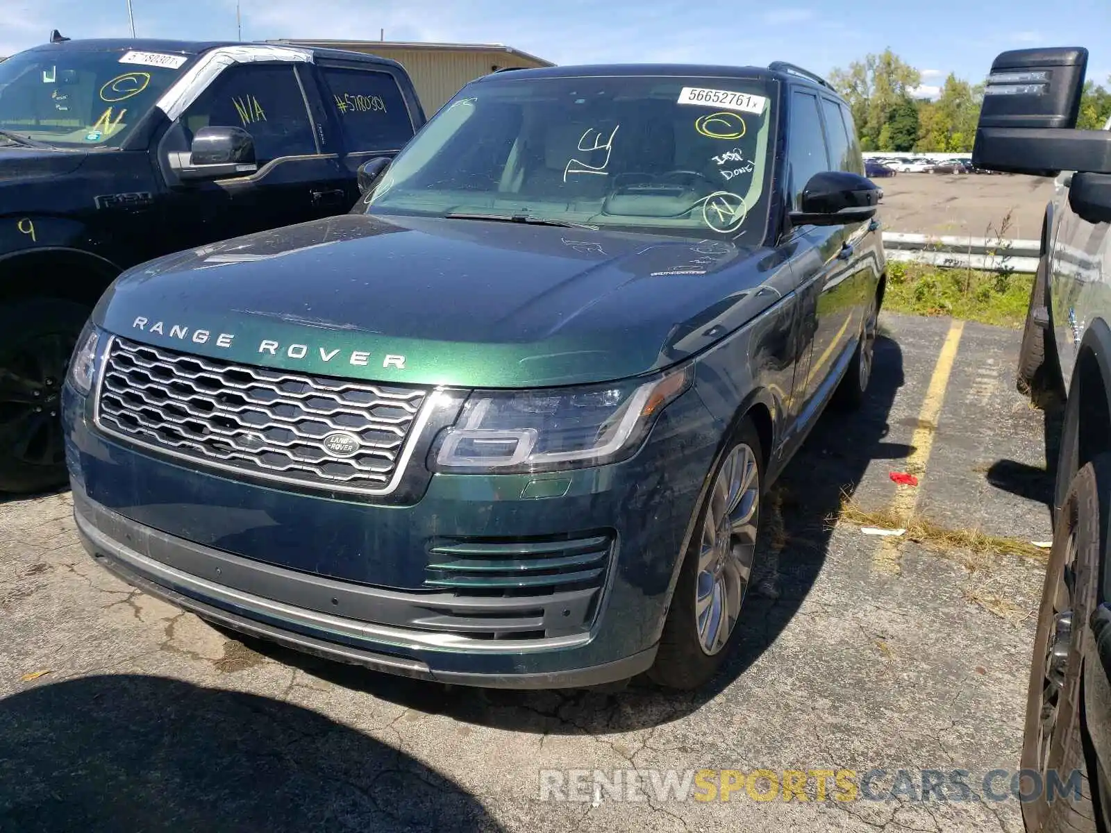 2 Photograph of a damaged car SALGS4RY0MA428376 LAND ROVER RANGEROVER 2021