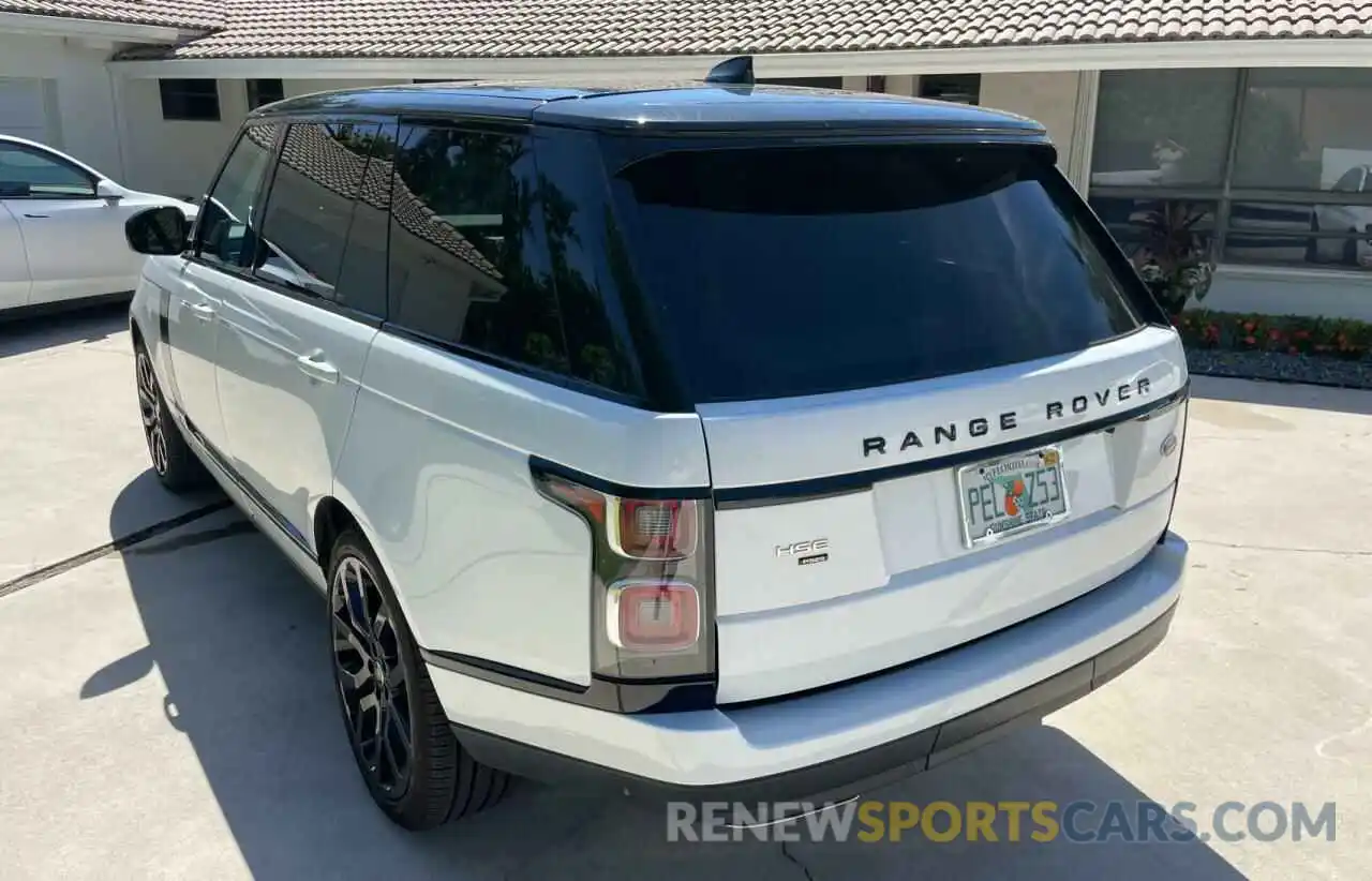 3 Фотография поврежденного автомобиля SALGS5SE5MA428282 LAND ROVER RANGEROVER 2021