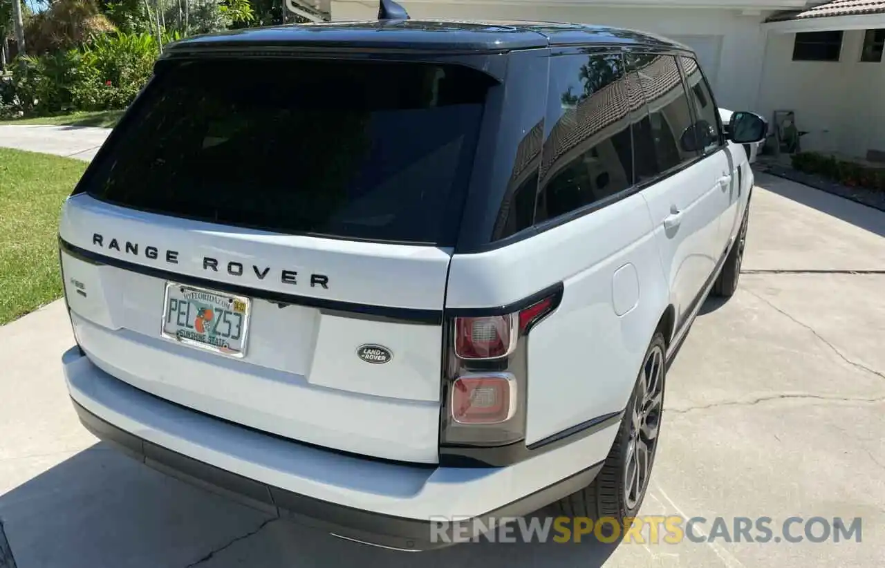 4 Фотография поврежденного автомобиля SALGS5SE5MA428282 LAND ROVER RANGEROVER 2021