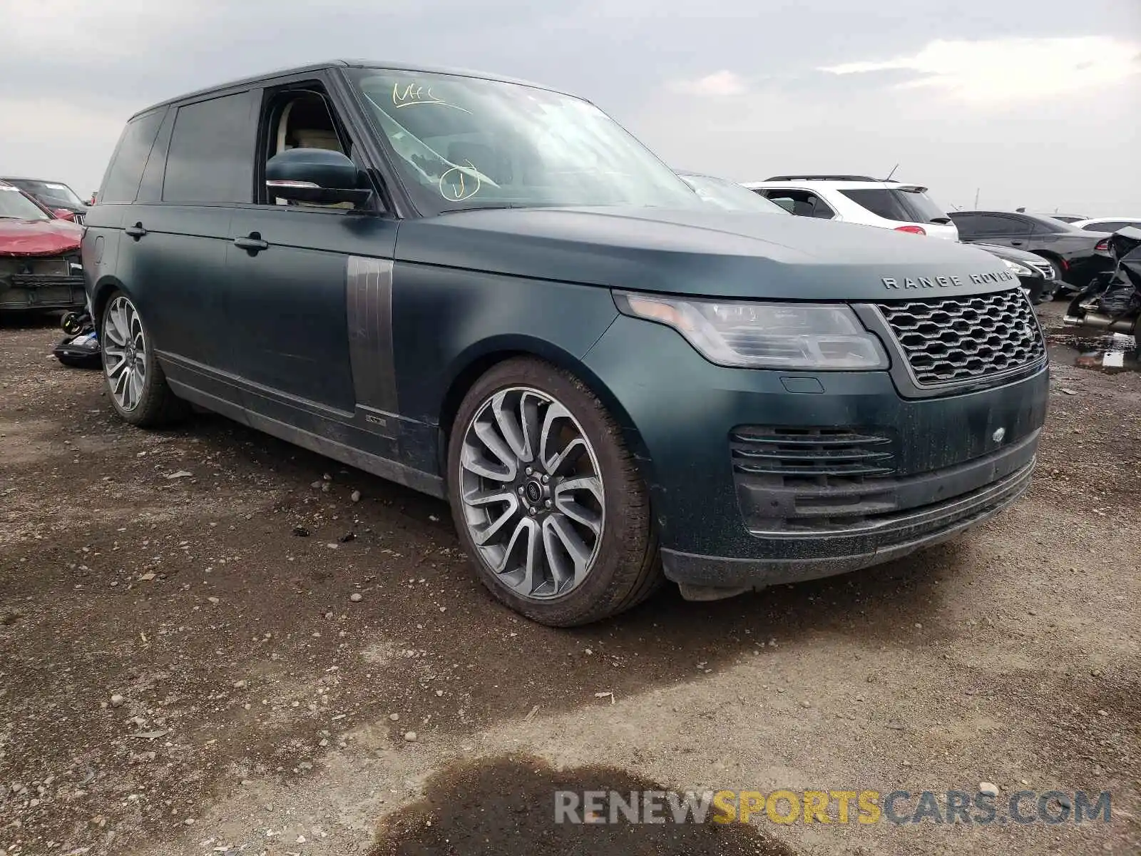 1 Фотография поврежденного автомобиля SALGS5SE8MA420564 LAND ROVER RANGEROVER 2021