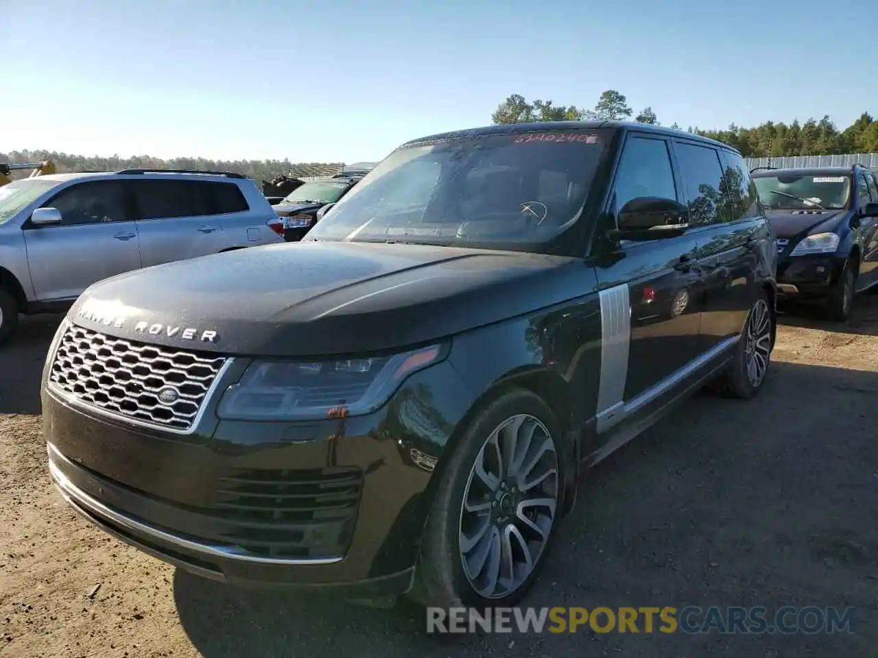 2 Photograph of a damaged car SALGS5SEXMA427144 LAND ROVER RANGEROVER 2021