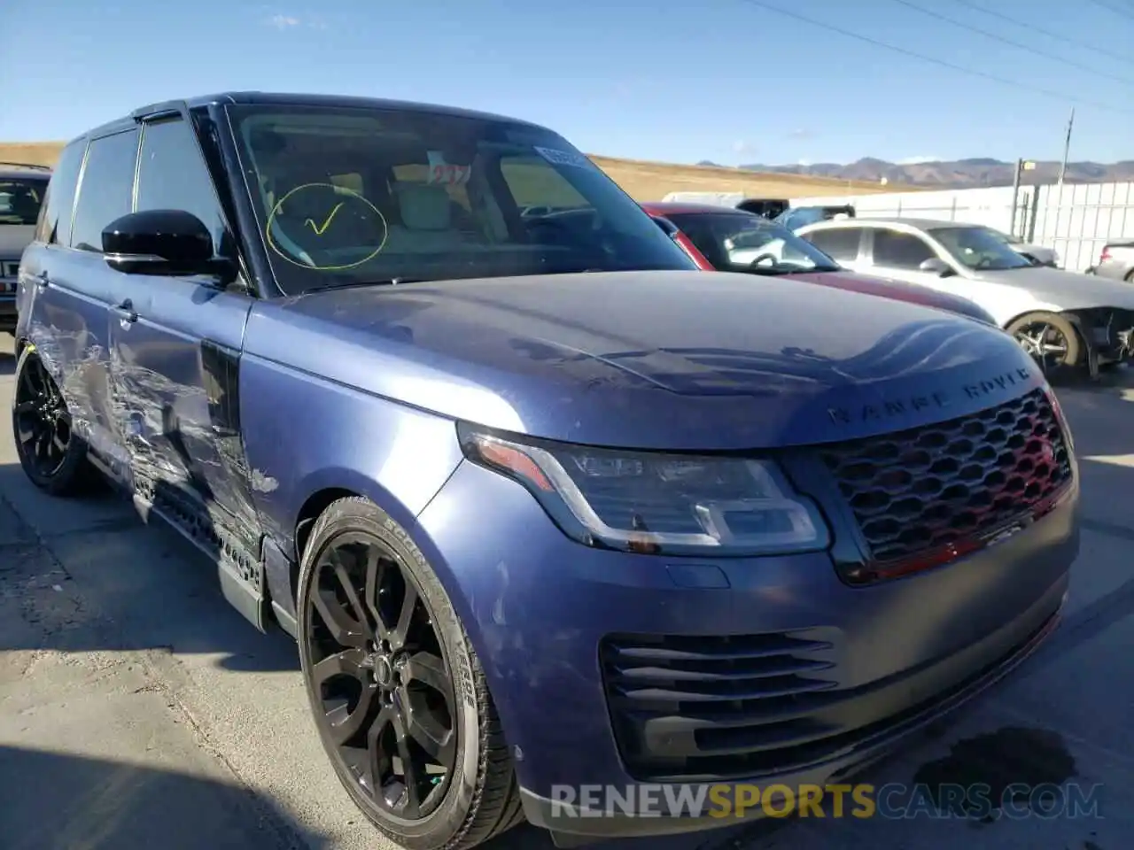 1 Photograph of a damaged car SALGS5SEXMA437706 LAND ROVER RANGEROVER 2021