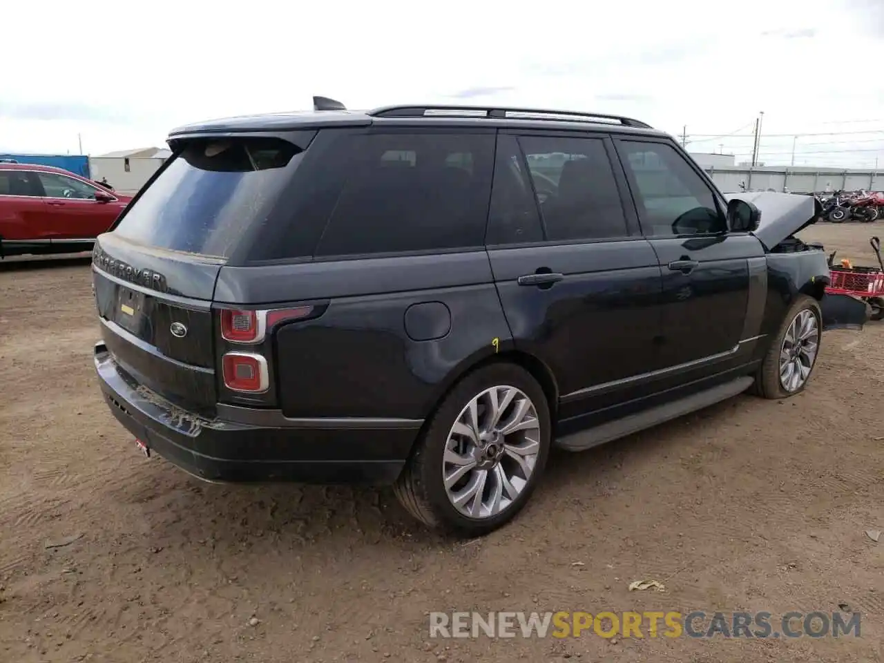 4 Фотография поврежденного автомобиля SALGV2SEXMA444127 LAND ROVER RANGEROVER 2021