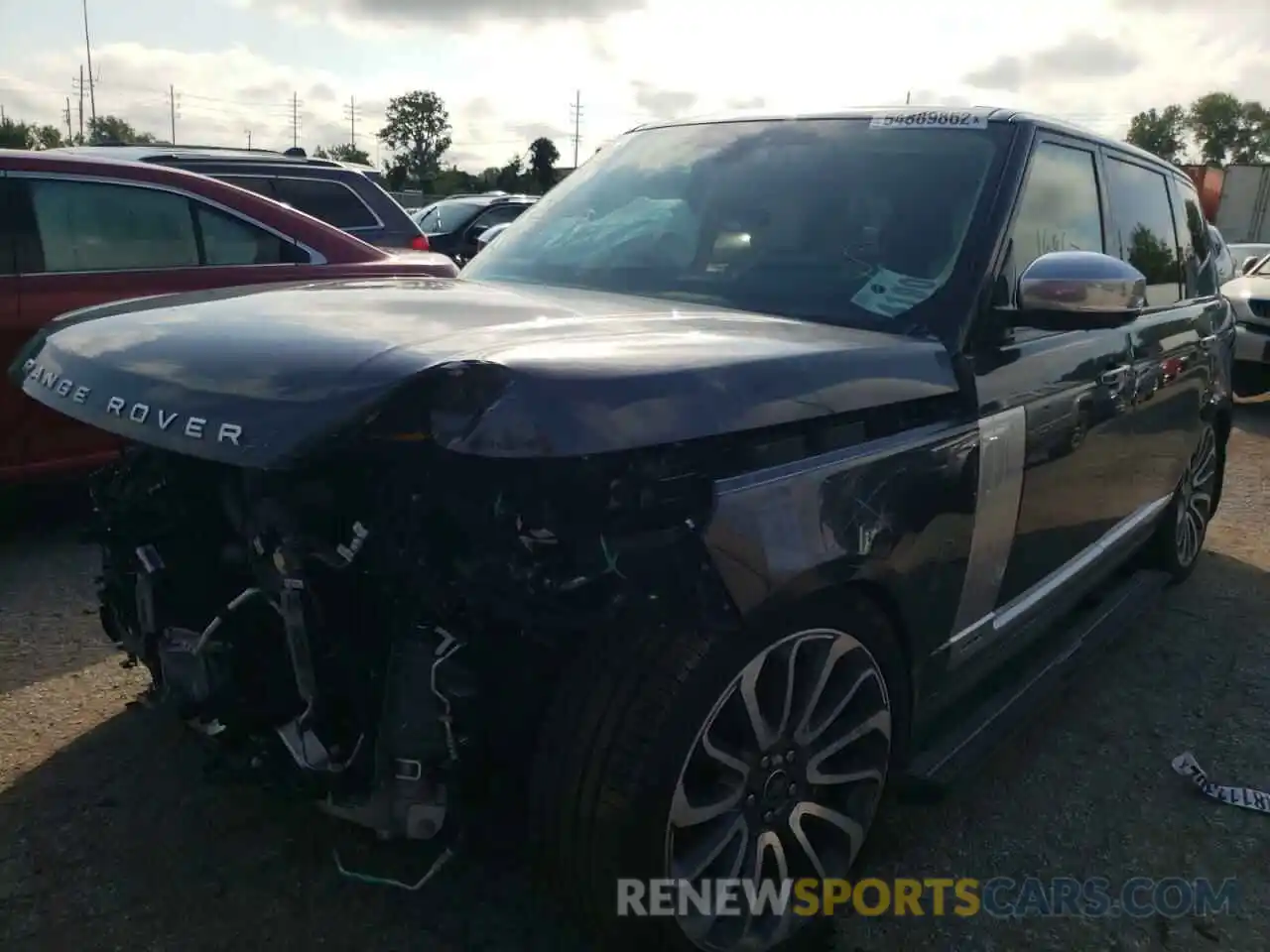 2 Photograph of a damaged car SALGV5SE5MA441234 LAND ROVER RANGEROVER 2021