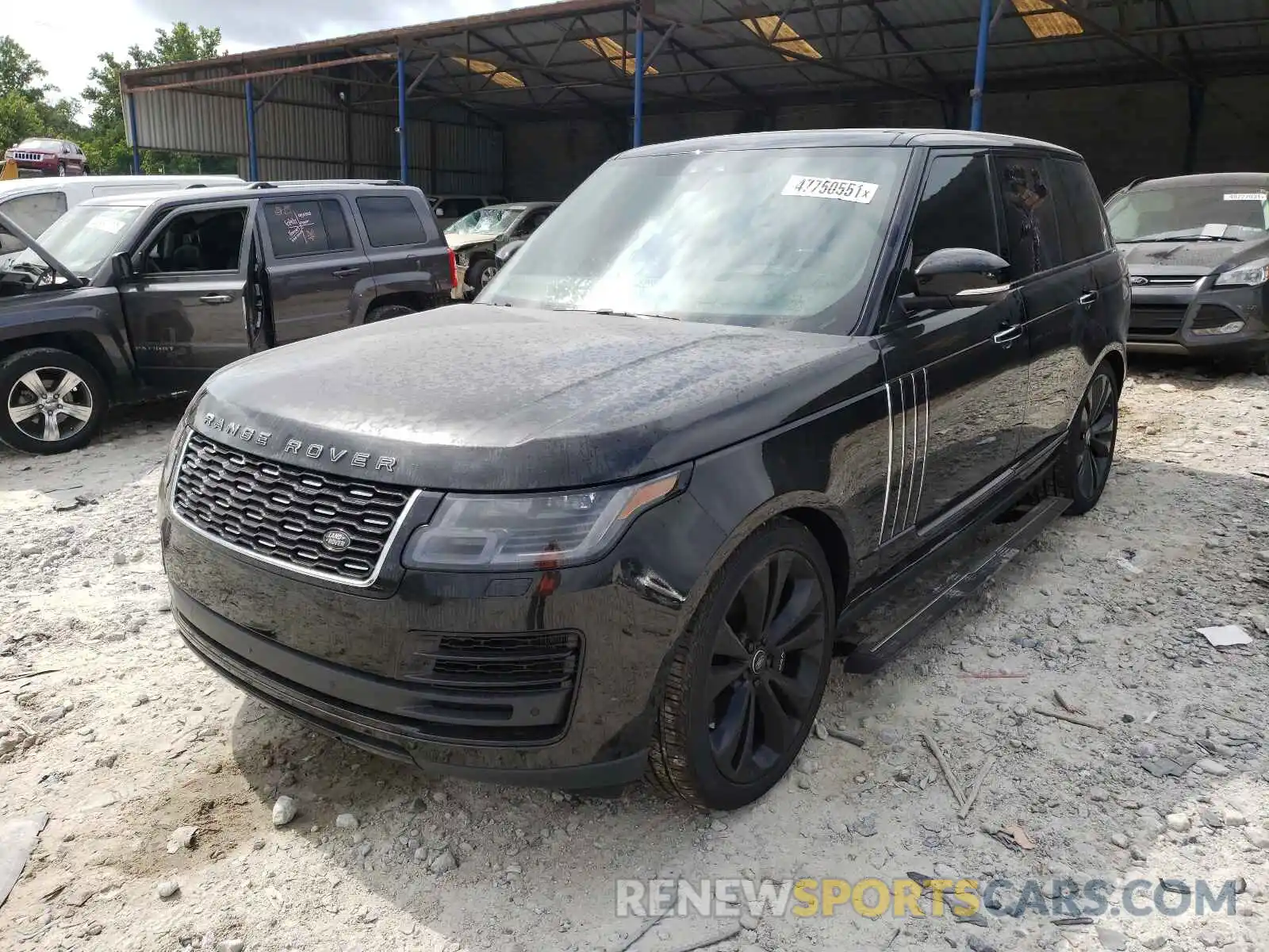 2 Photograph of a damaged car SALGW2RE4MA424376 LAND ROVER RANGEROVER 2021