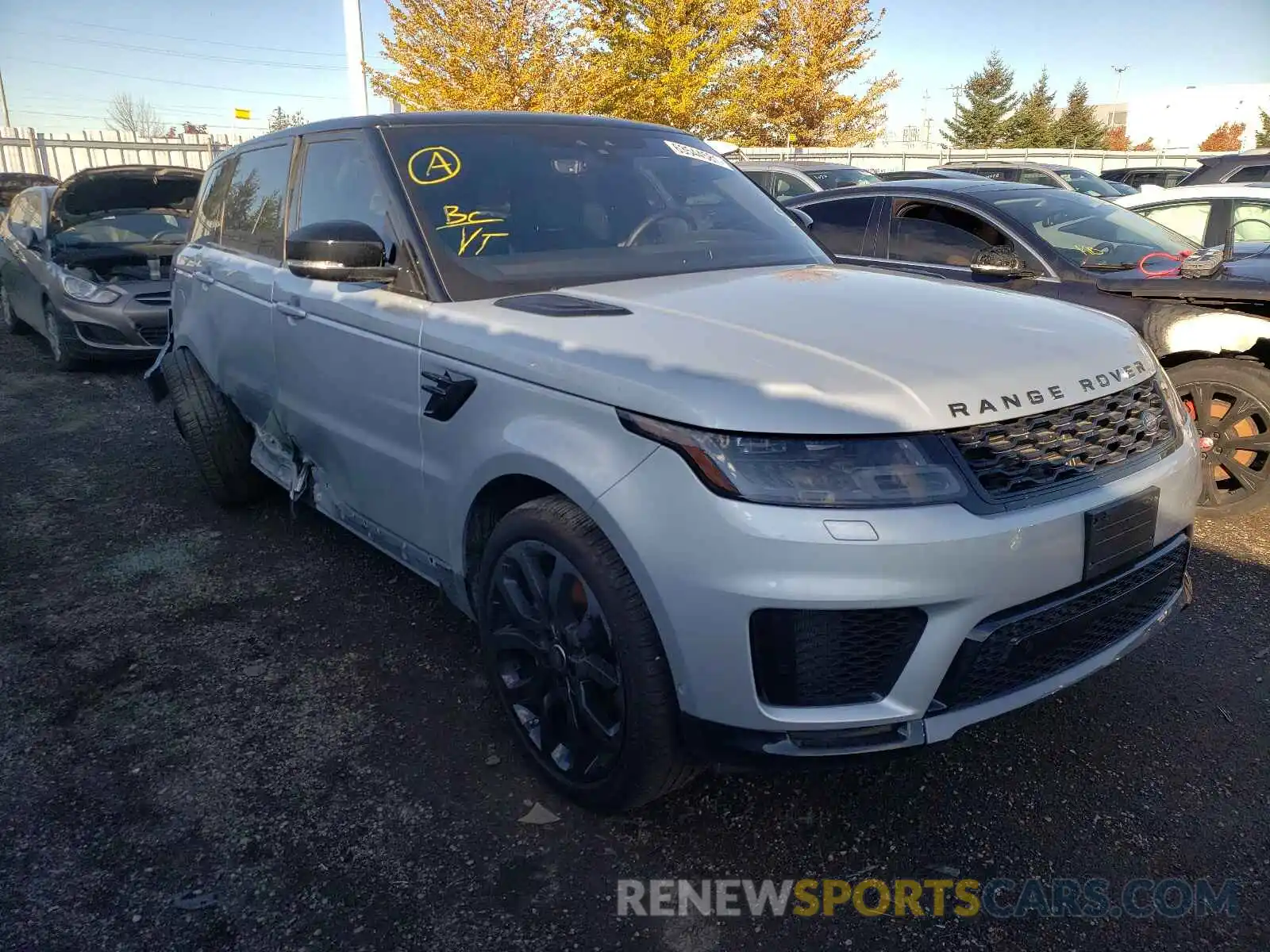 1 Photograph of a damaged car SALWR2RK5MA750082 LAND ROVER RANGEROVER 2021