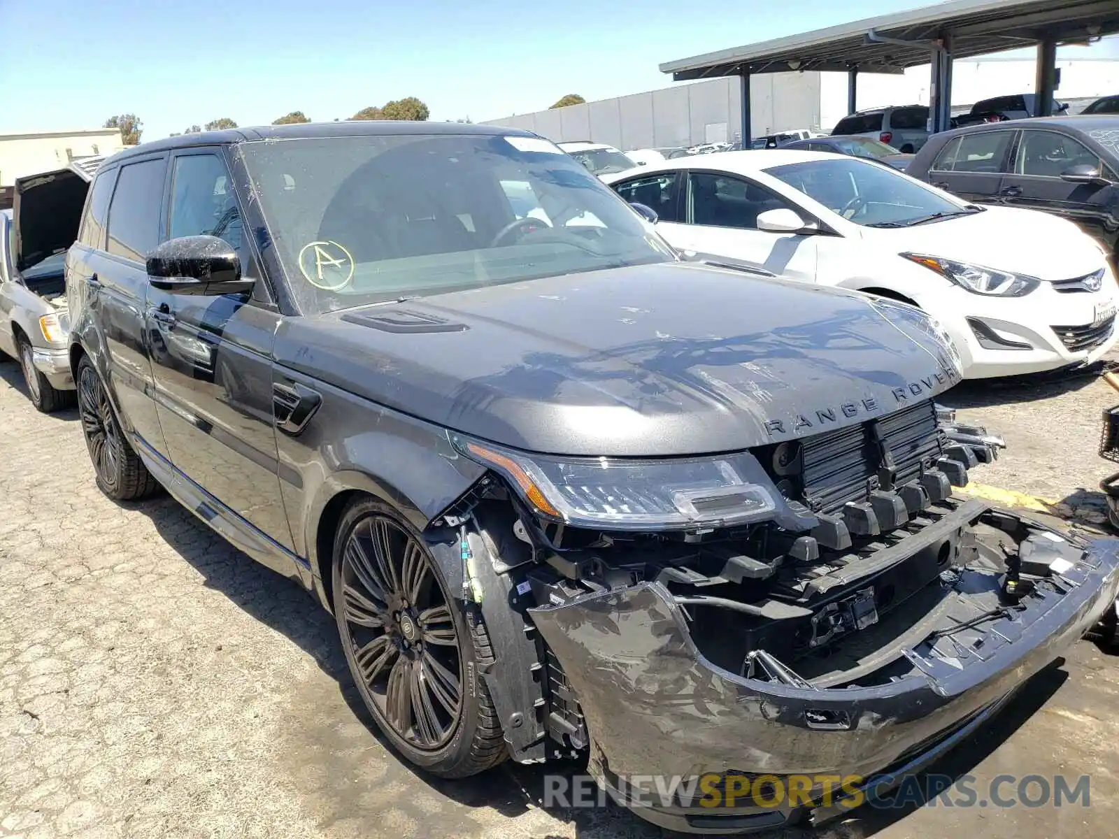 1 Photograph of a damaged car SALWR2SE9MA774745 LAND ROVER RANGEROVER 2021