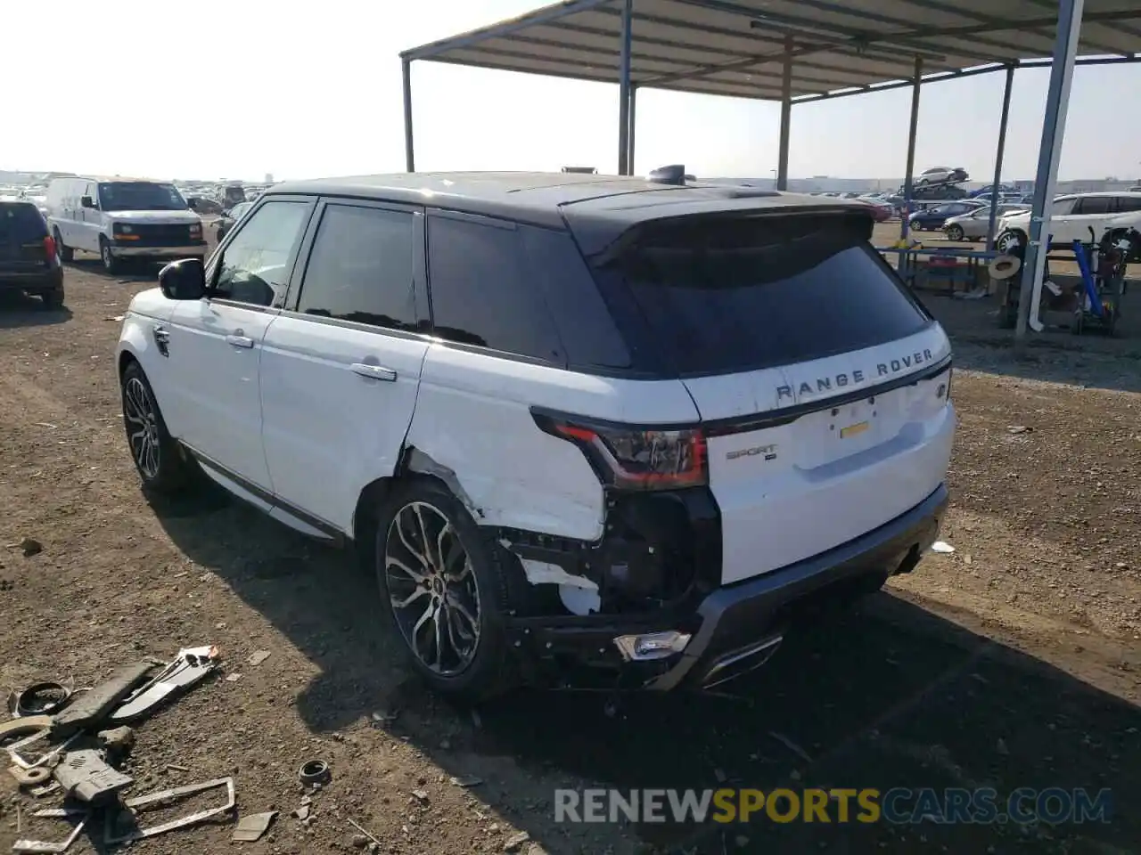 3 Фотография поврежденного автомобиля SALWR2SU1MA753637 LAND ROVER RANGEROVER 2021