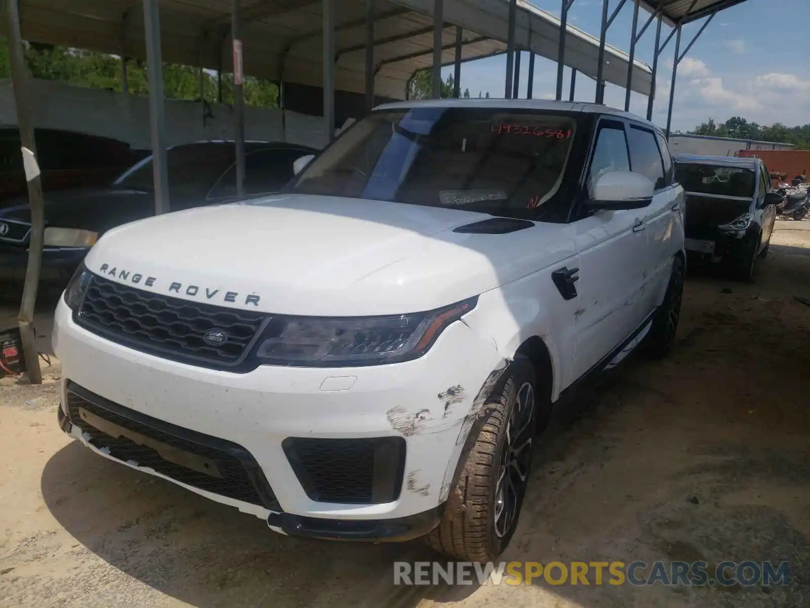 2 Фотография поврежденного автомобиля SALWR2SU3MA782704 LAND ROVER RANGEROVER 2021