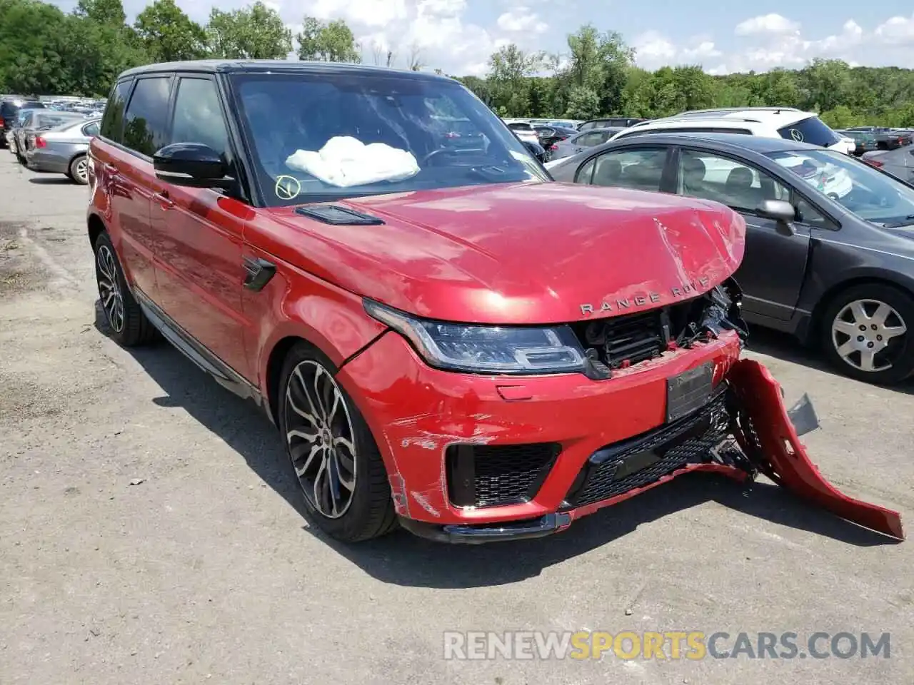 1 Photograph of a damaged car SALWR2SUXMA749540 LAND ROVER RANGEROVER 2021