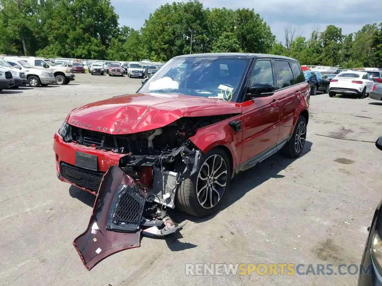 2 Photograph of a damaged car SALWR2SUXMA749540 LAND ROVER RANGEROVER 2021