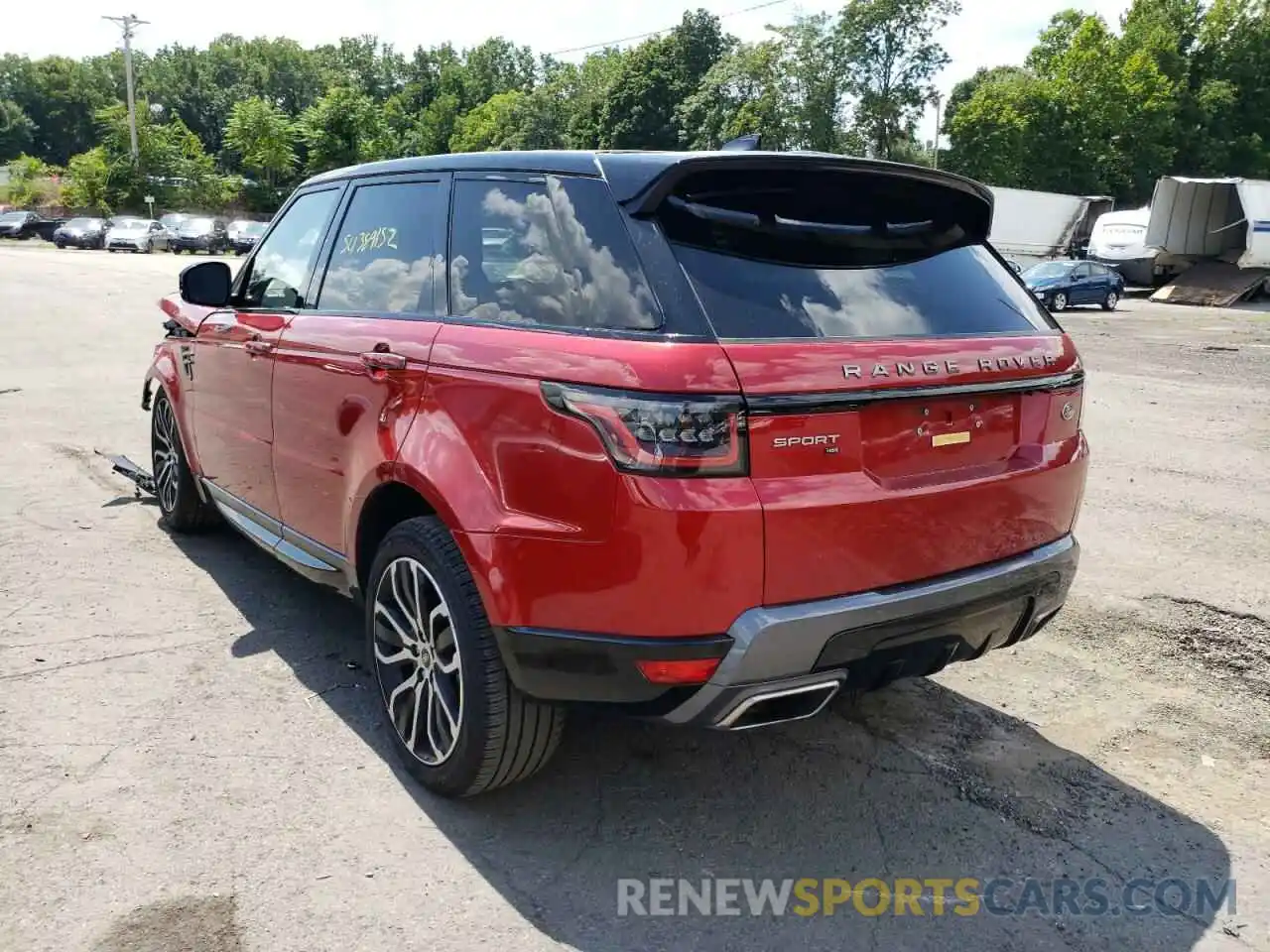 3 Photograph of a damaged car SALWR2SUXMA749540 LAND ROVER RANGEROVER 2021