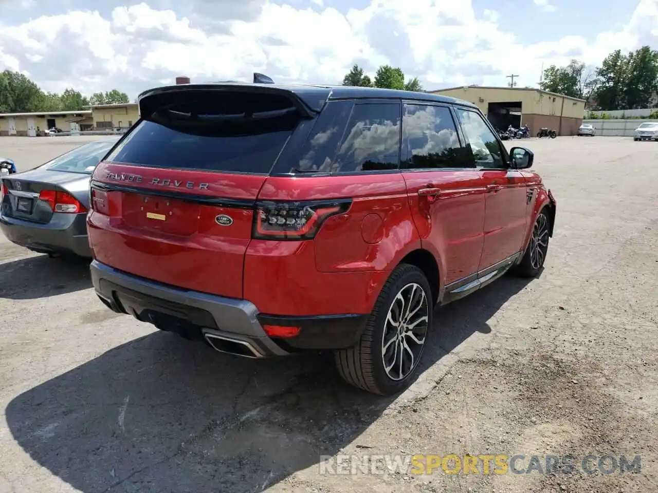 4 Фотография поврежденного автомобиля SALWR2SUXMA749540 LAND ROVER RANGEROVER 2021