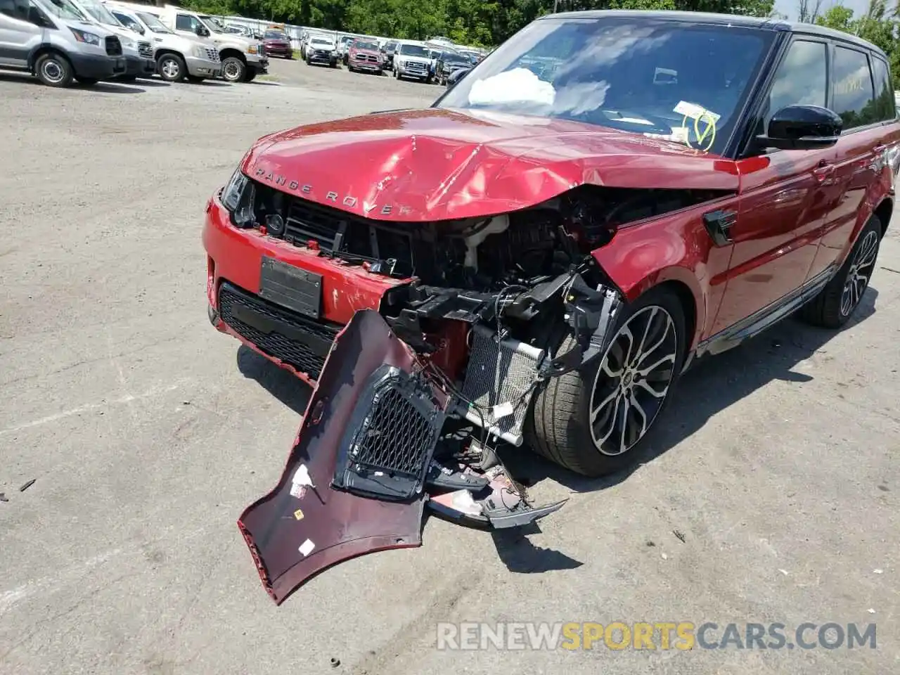 9 Photograph of a damaged car SALWR2SUXMA749540 LAND ROVER RANGEROVER 2021