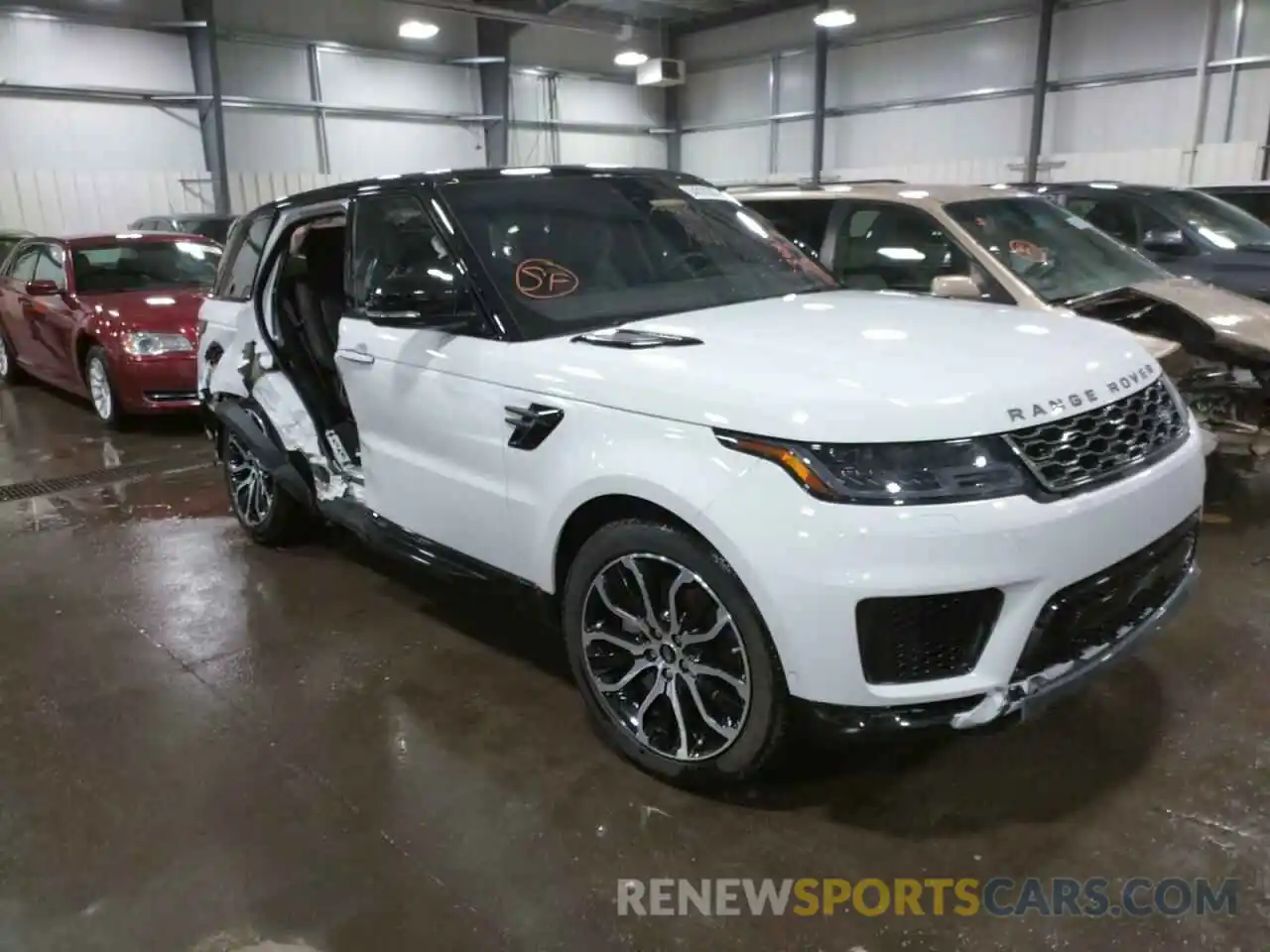 1 Photograph of a damaged car SALWR2SUXMA753944 LAND ROVER RANGEROVER 2021