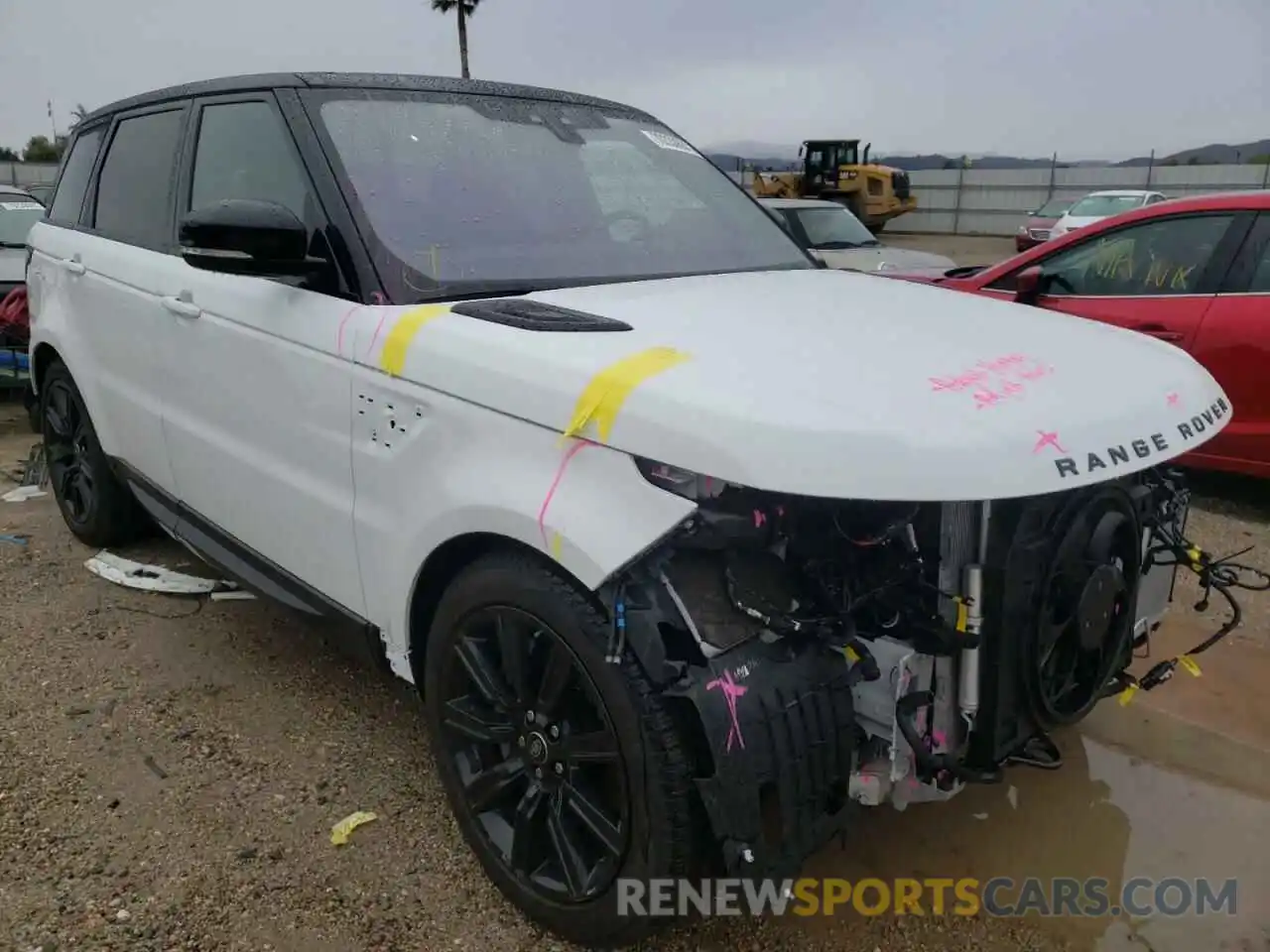 1 Photograph of a damaged car SALWR2SUXMA776835 LAND ROVER RANGEROVER 2021