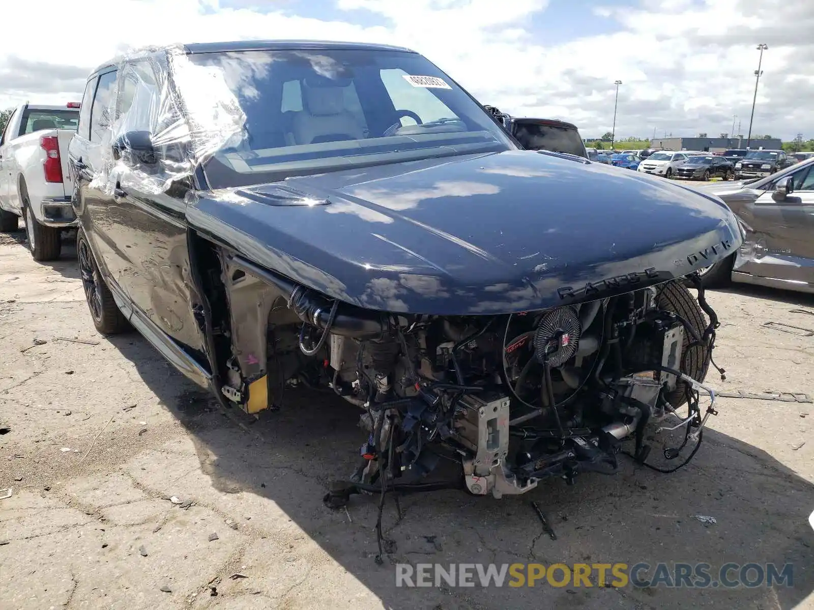 1 Photograph of a damaged car SALWS2RU3MA758316 LAND ROVER RANGEROVER 2021